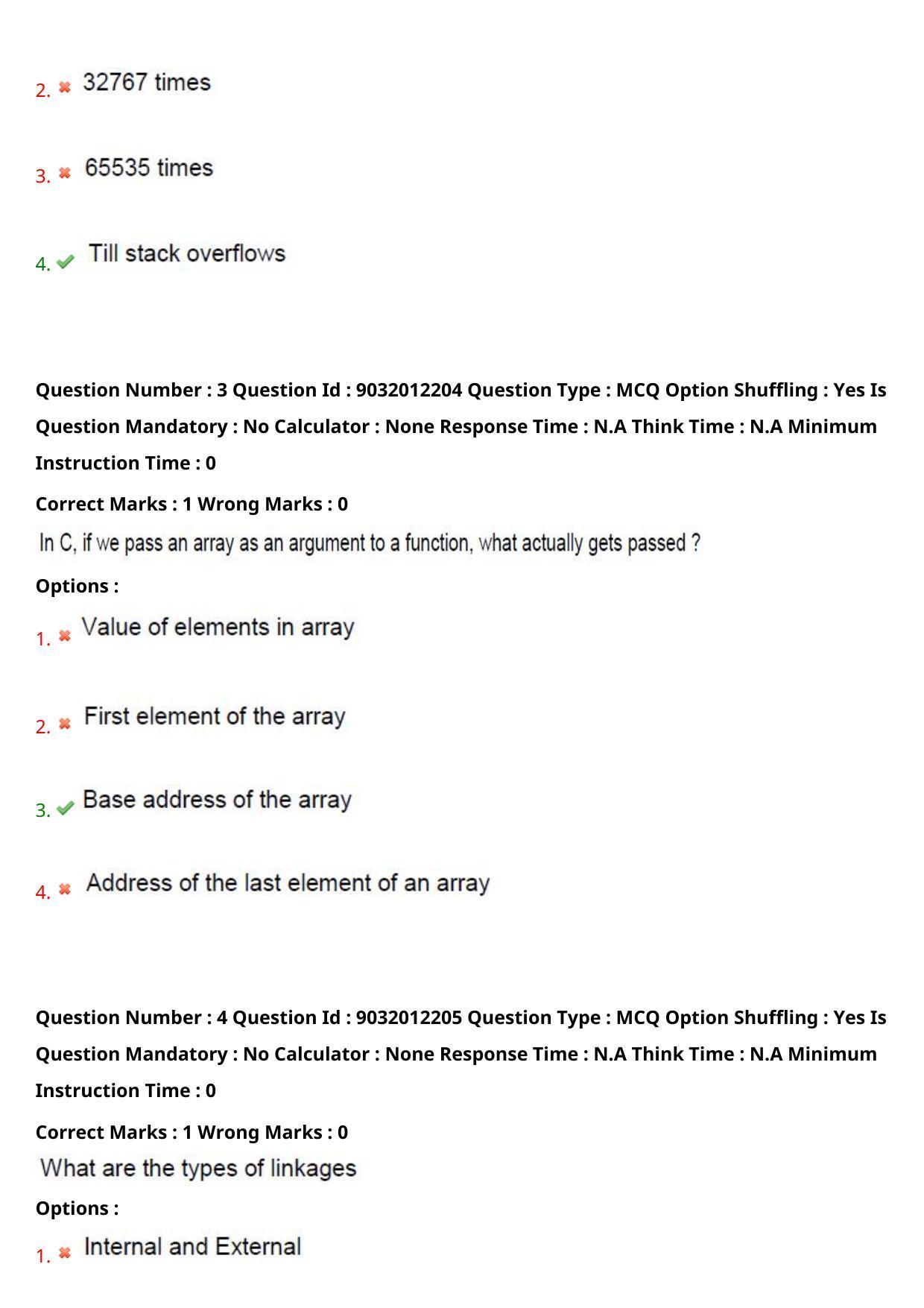 TS CPGET 2022 M.Sc Computer Science Question Paper with Answer Key - Page 4