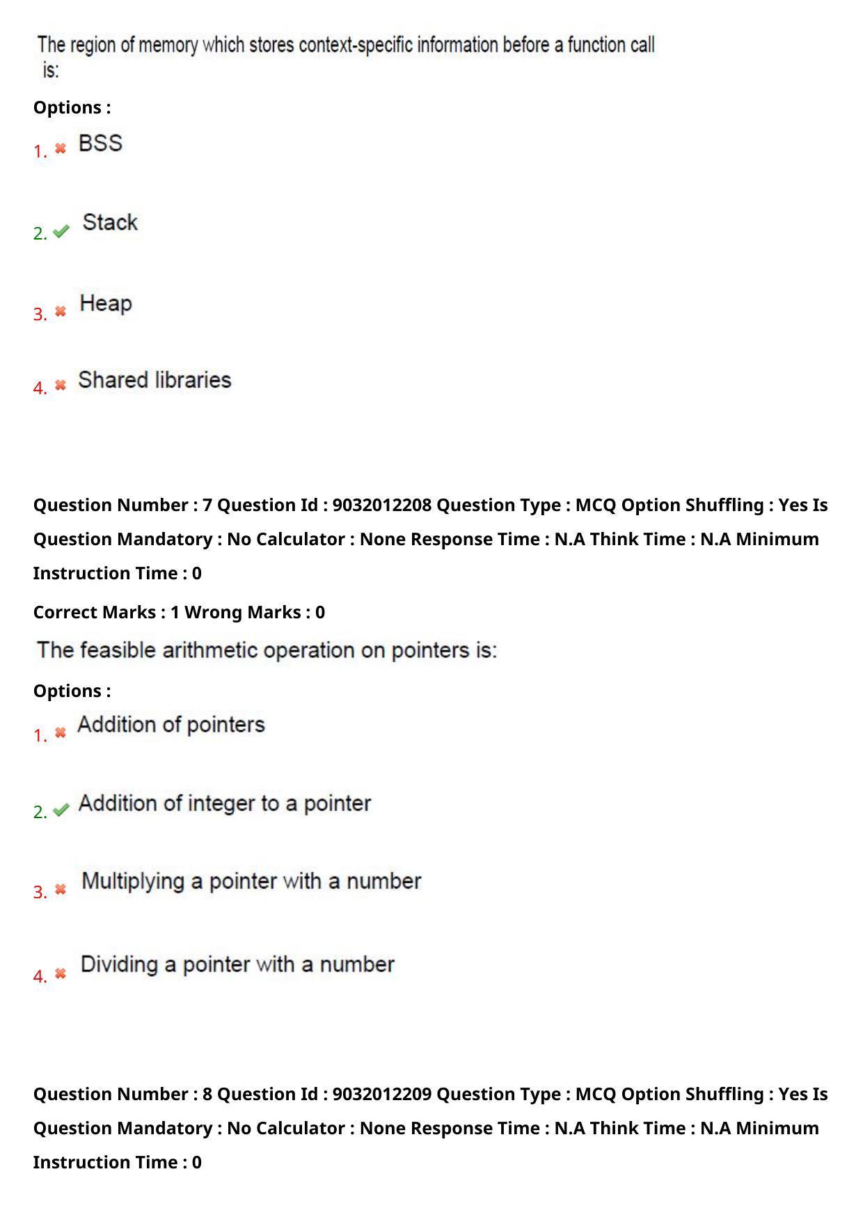 TS CPGET 2022 M.Sc Computer Science Question Paper with Answer Key - Page 6