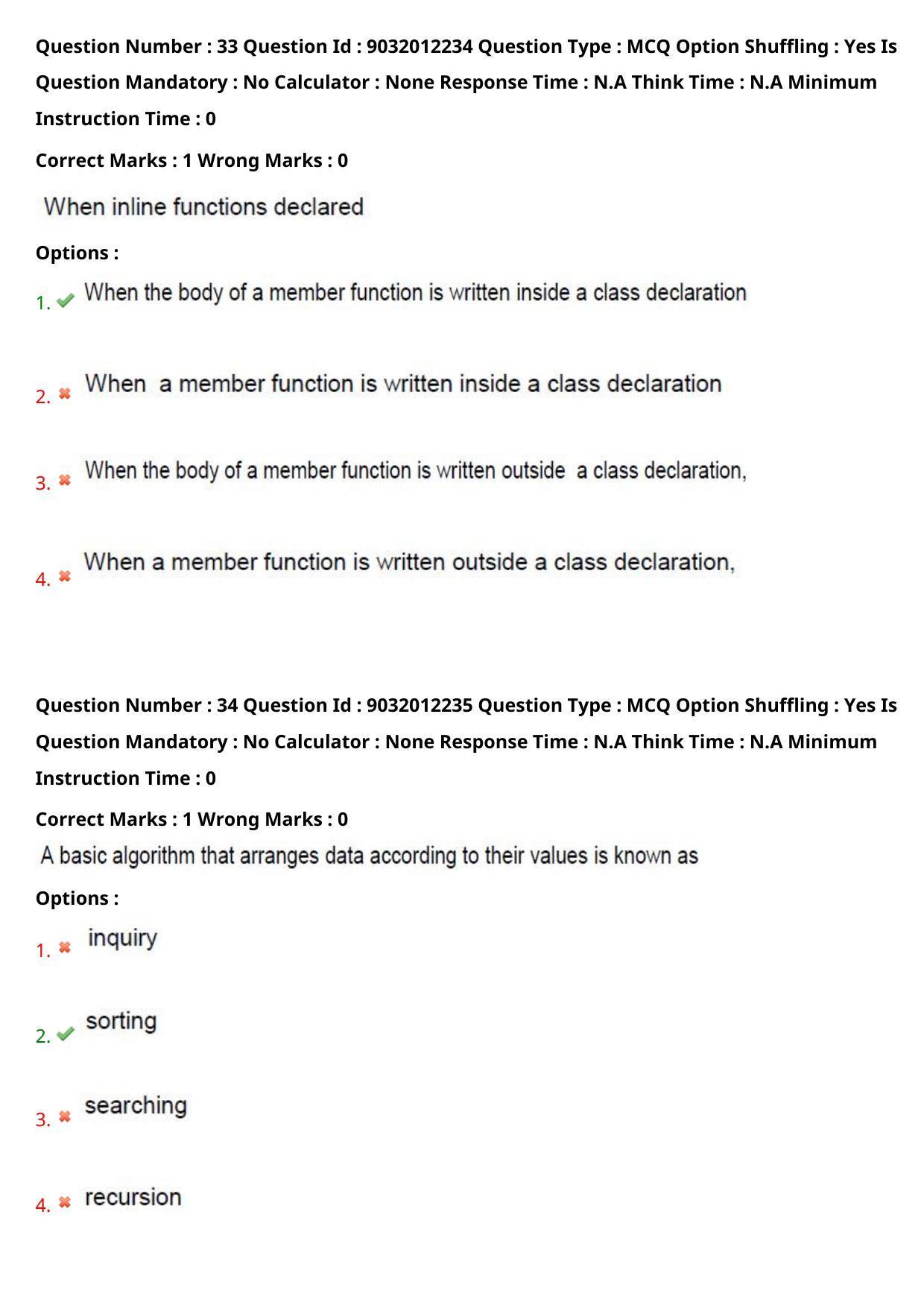 TS CPGET 2022 M.Sc Computer Science Question Paper with Answer Key - Page 22