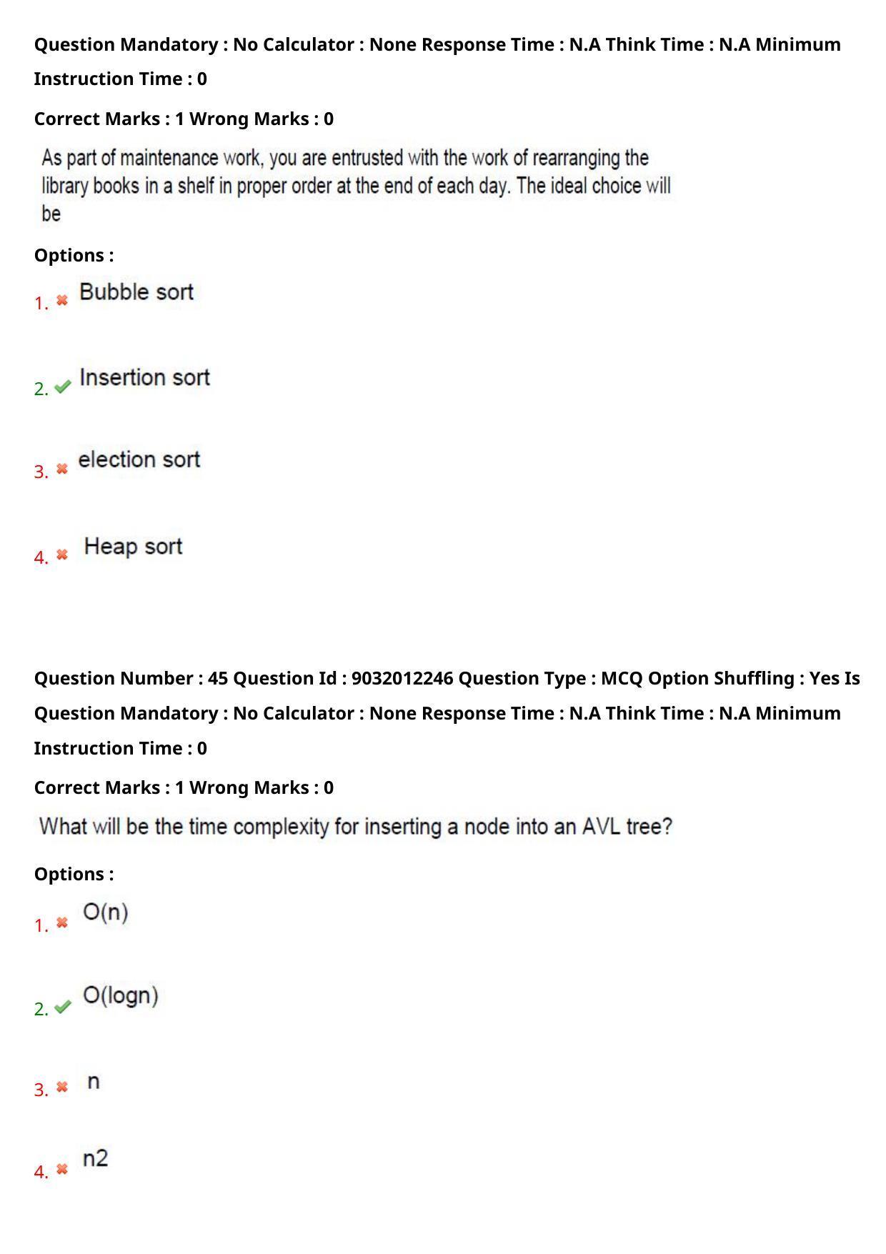 TS CPGET 2022 M.Sc Computer Science Question Paper with Answer Key - Page 28