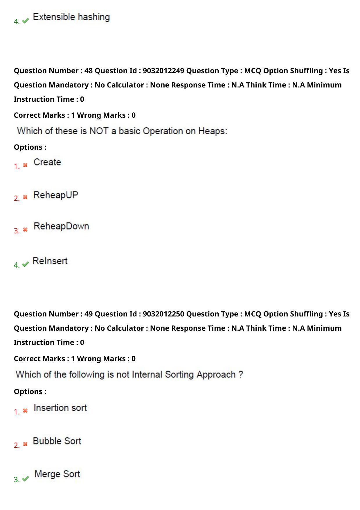 TS CPGET 2022 M.Sc Computer Science Question Paper with Answer Key - Page 30