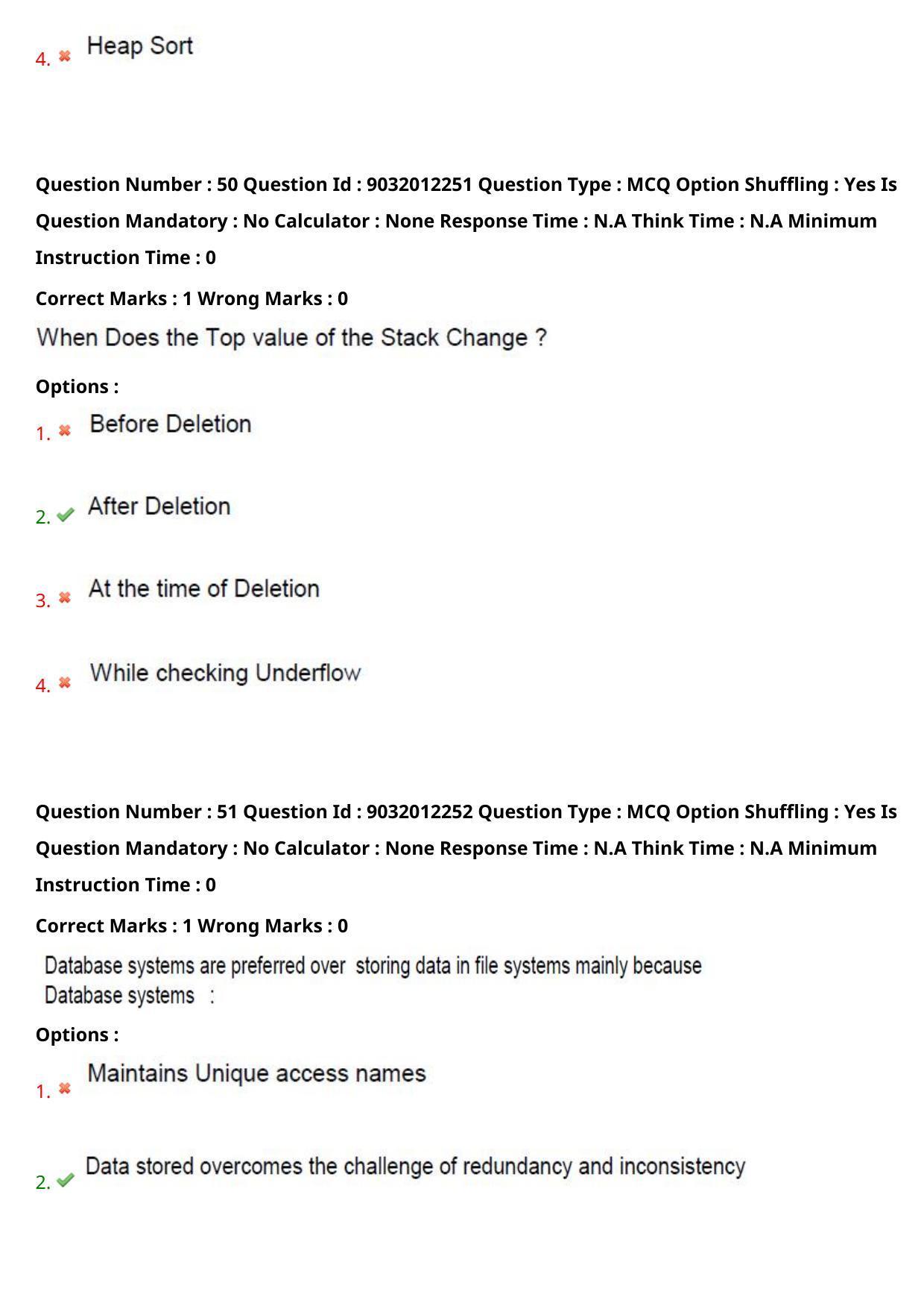 TS CPGET 2022 M.Sc Computer Science Question Paper with Answer Key - Page 31