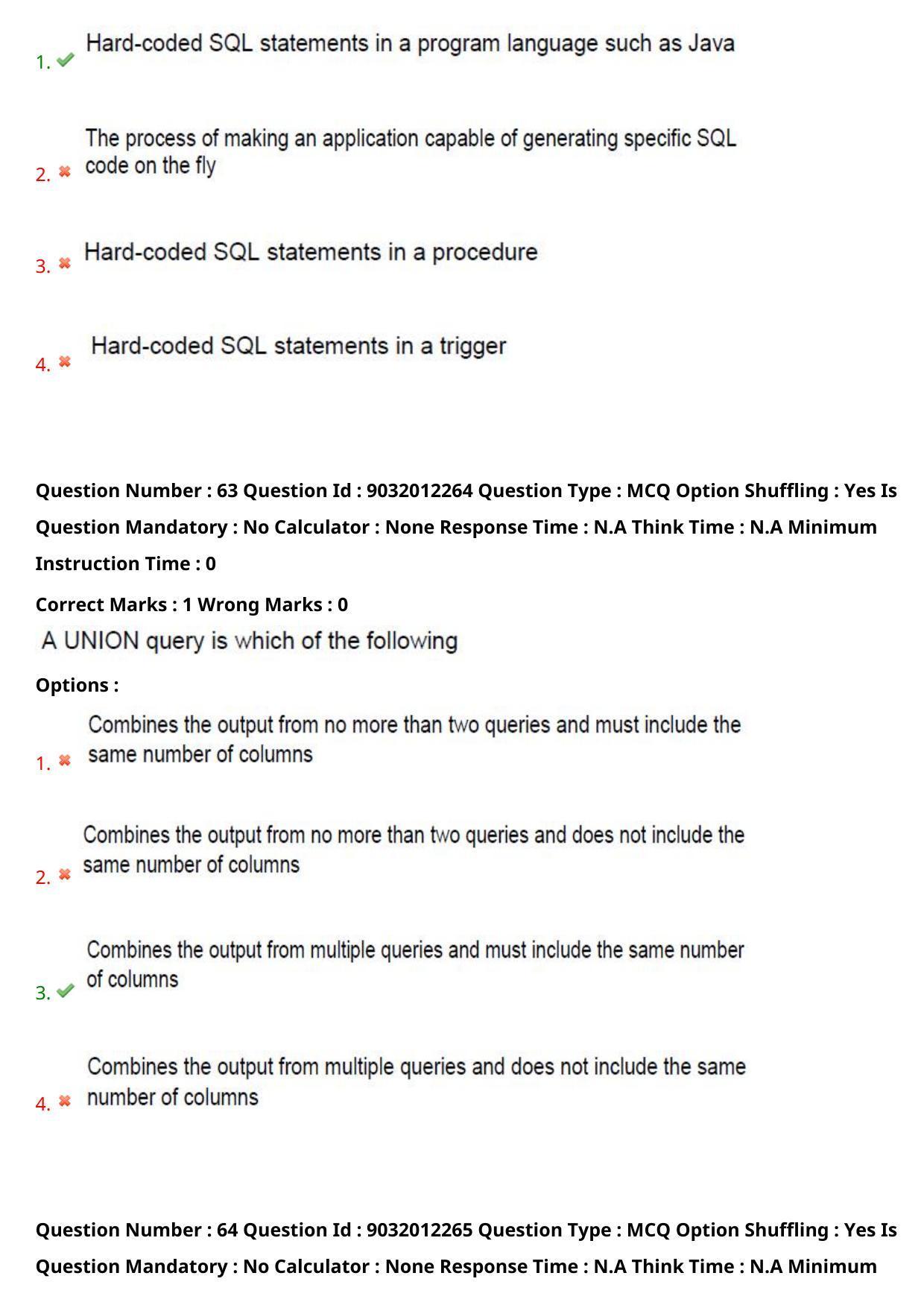 TS CPGET 2022 M.Sc Computer Science Question Paper with Answer Key - Page 38