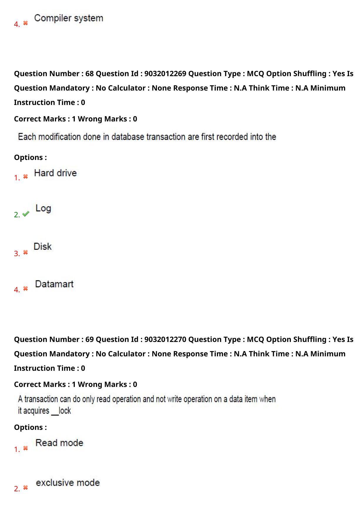TS CPGET 2022 M.Sc Computer Science Question Paper with Answer Key - Page 41