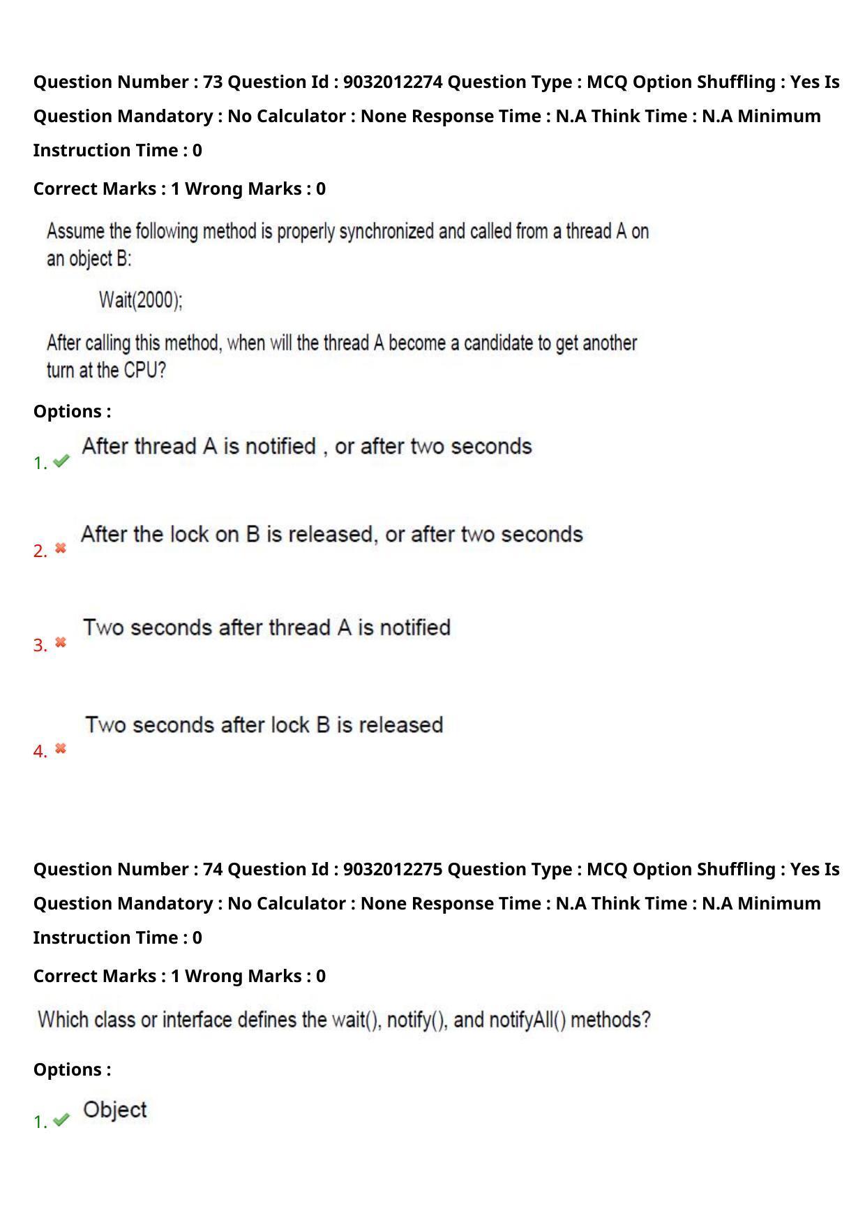 TS CPGET 2022 M.Sc Computer Science Question Paper with Answer Key - Page 44