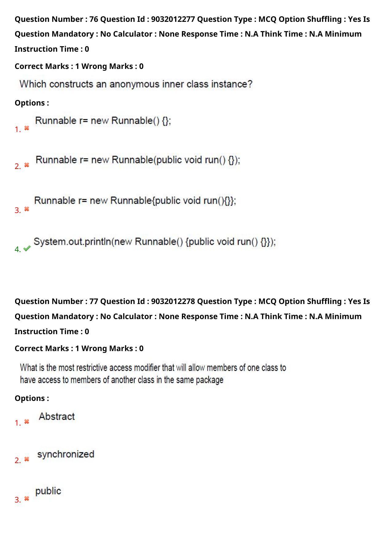 TS CPGET 2022 M.Sc Computer Science Question Paper with Answer Key - Page 46