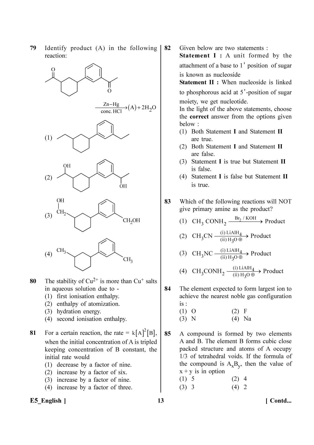 NEET 2023 E5 Question Paper - Page 13