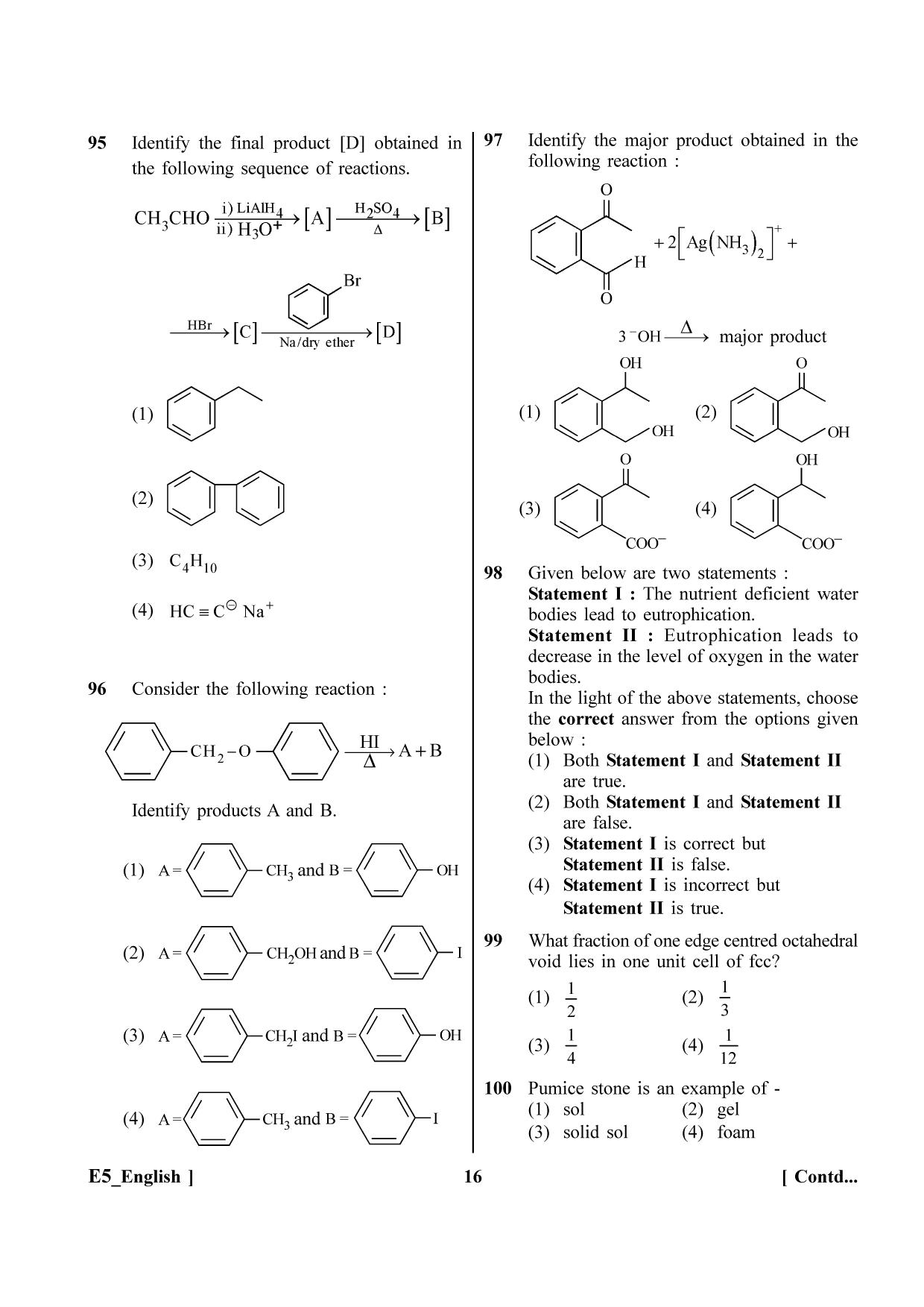 NEET 2023 E5 Question Paper - Page 16
