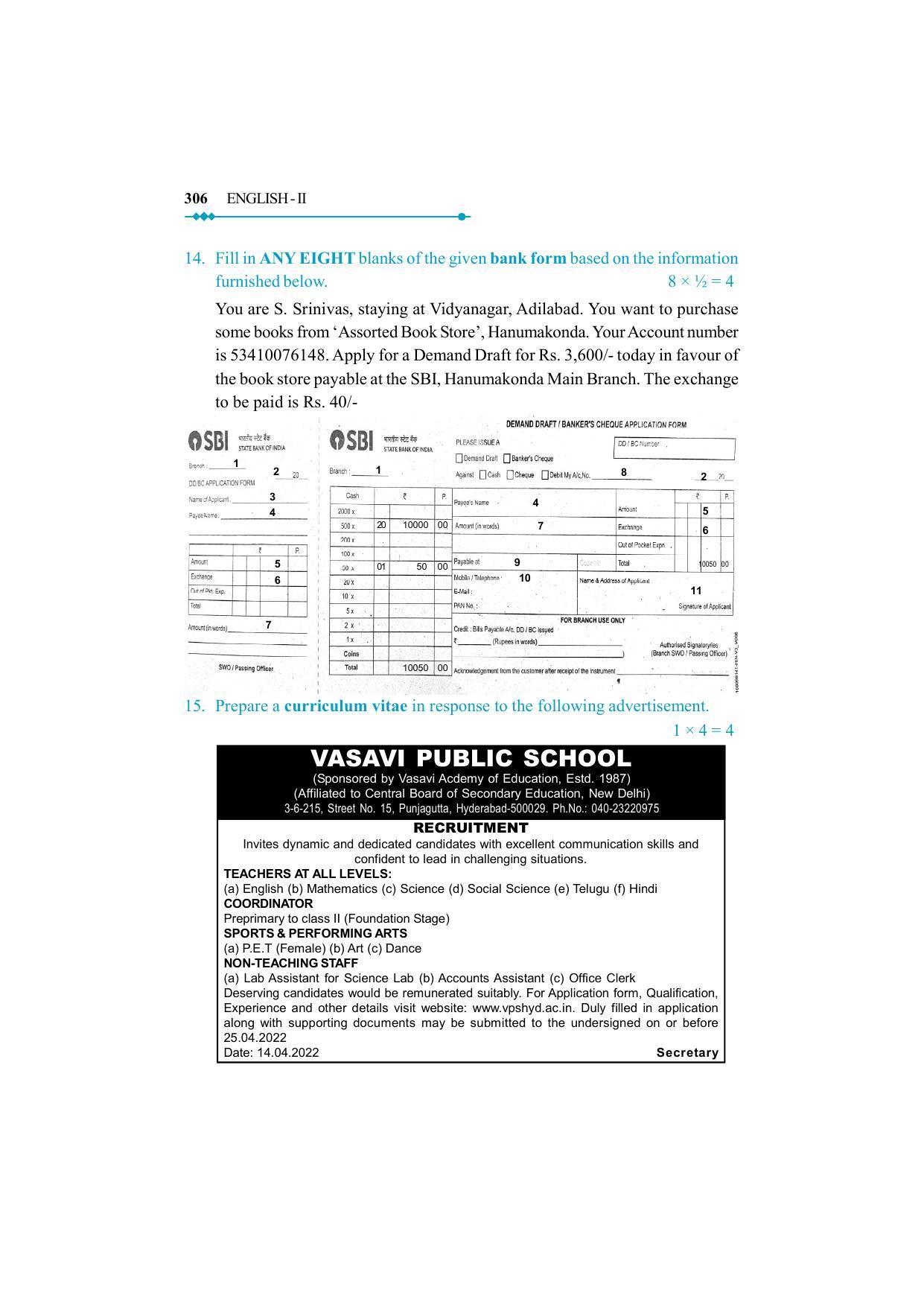 TS Inter 2nd Year English Model Paper 2023 (PDF) - Page 6