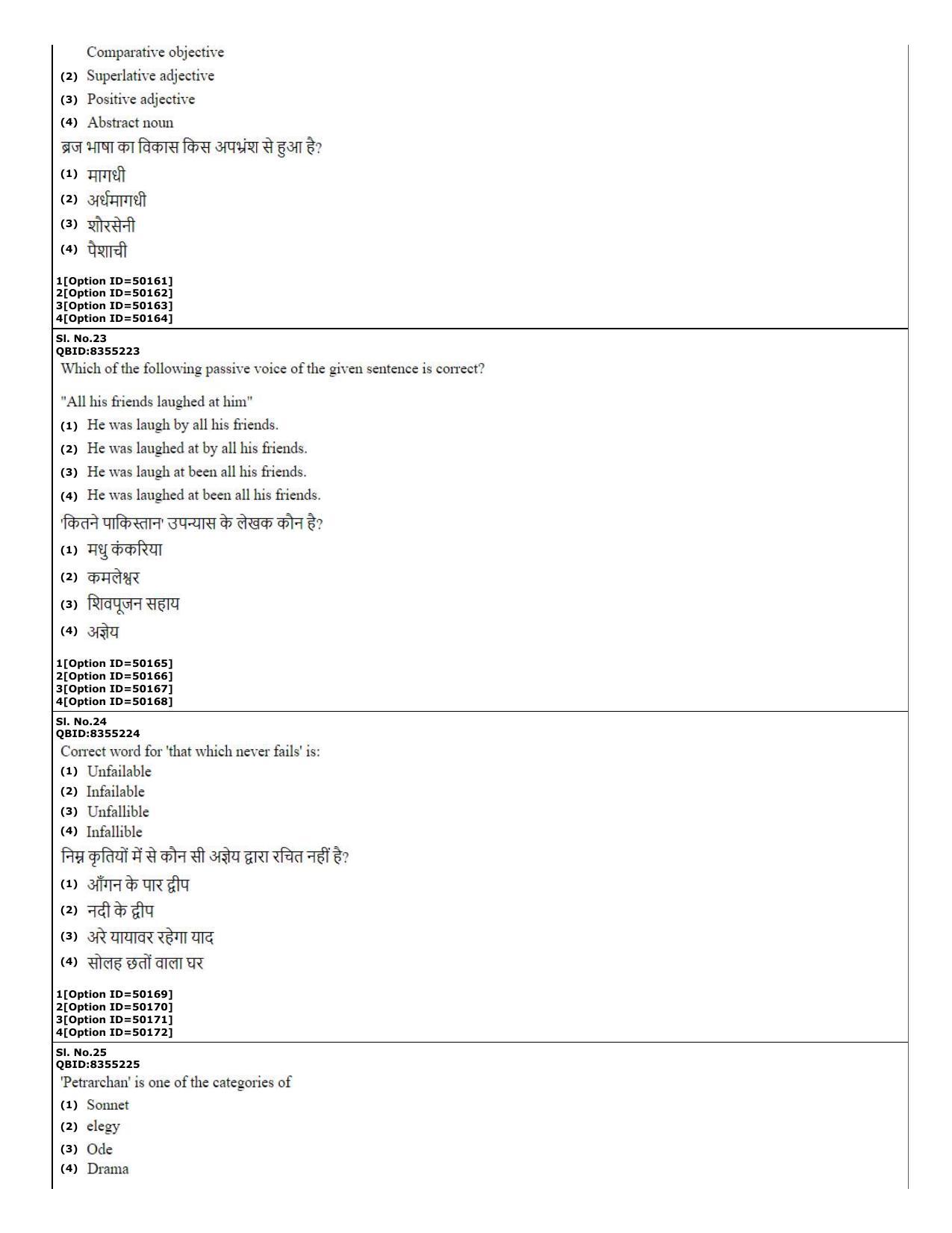CUET (PG) 2022: PGQP-01 B.Ed (12-09-2022) Question Paper - Page 16