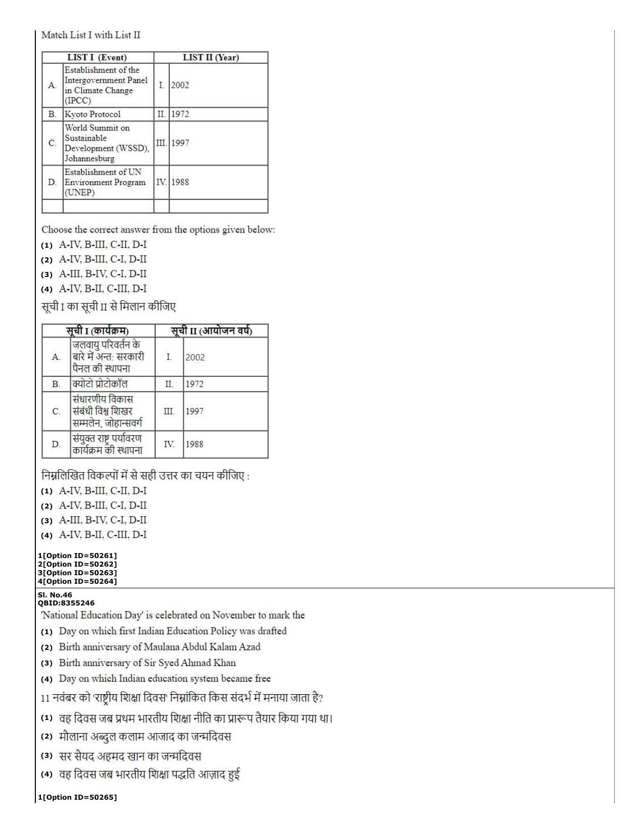 CUET (PG) 2022: PGQP-01 B.Ed (12-09-2022) Question Paper - Page 24