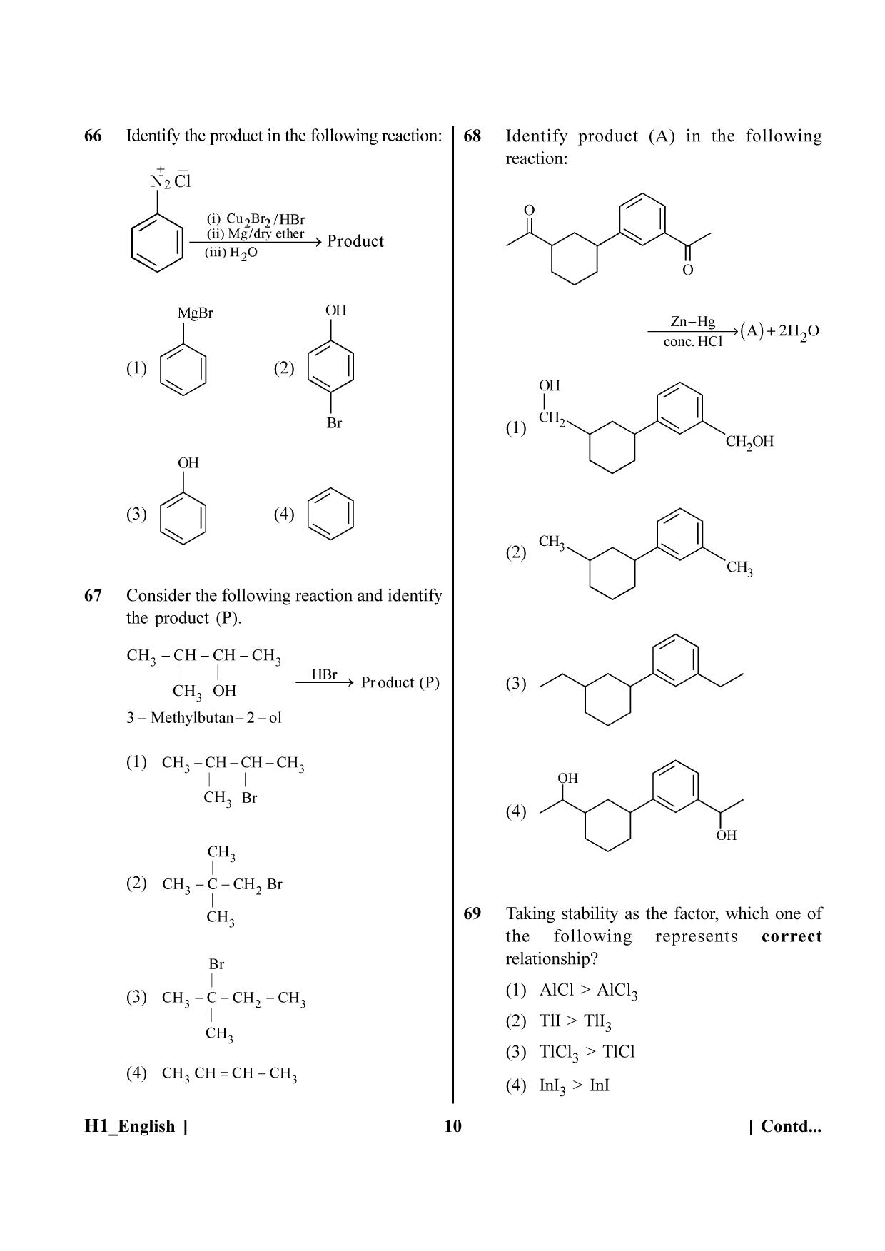 NEET 2023 H1 Question Paper - Page 10