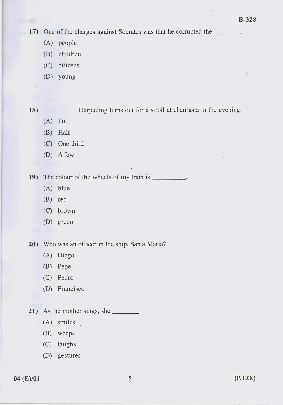 Gujarat Board Class 10th Question Paper 2017 - 4 English F.L-English(10th Eng Med) - Page 5