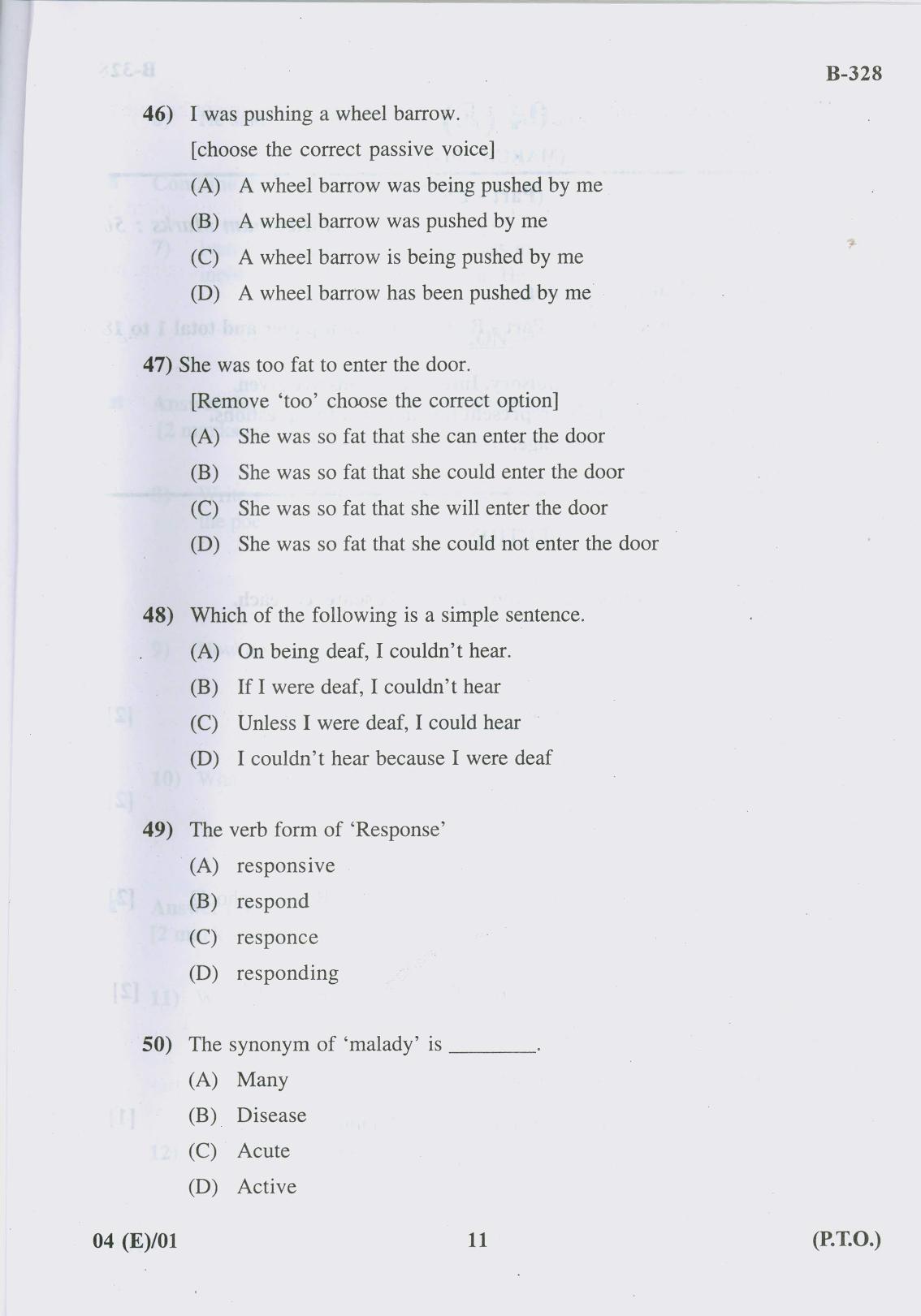 Gujarat Board Class 10th Question Paper 2017 - 4 English F.L-English(10th Eng Med) - Page 11
