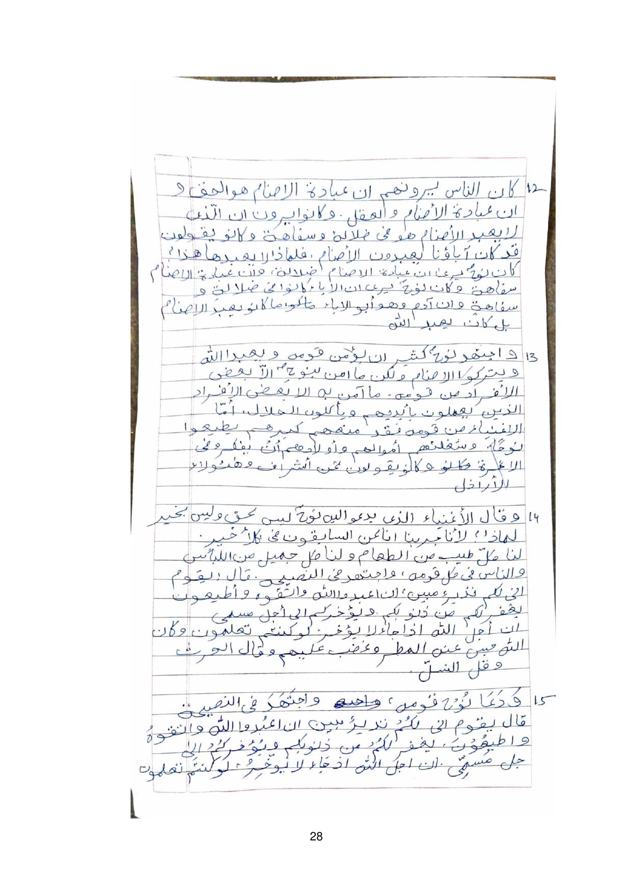 Karnataka 1st PUC Question Bank 2025 - Arabic - Page 28