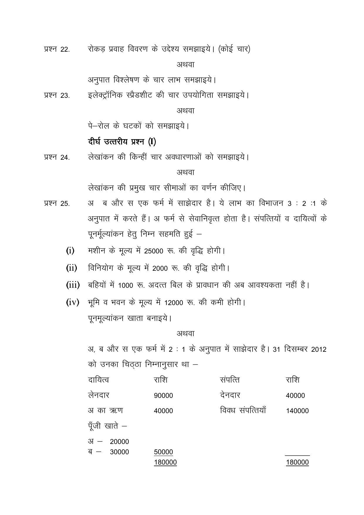 CGSOS Class 12 Accounts Paper III Model Paper - Page 5