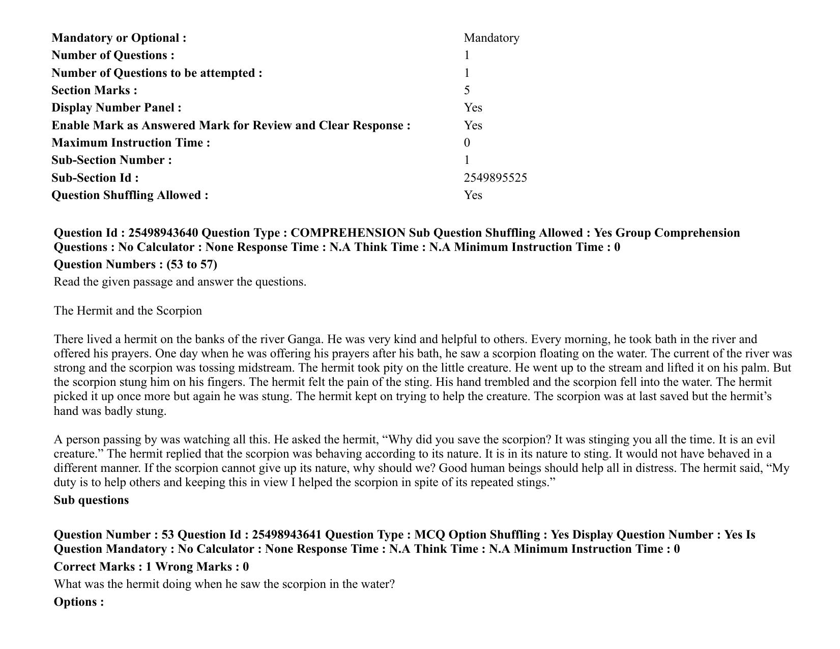 MP CPCT 04 March 2022 Question Paper Shift 2 - Page 39