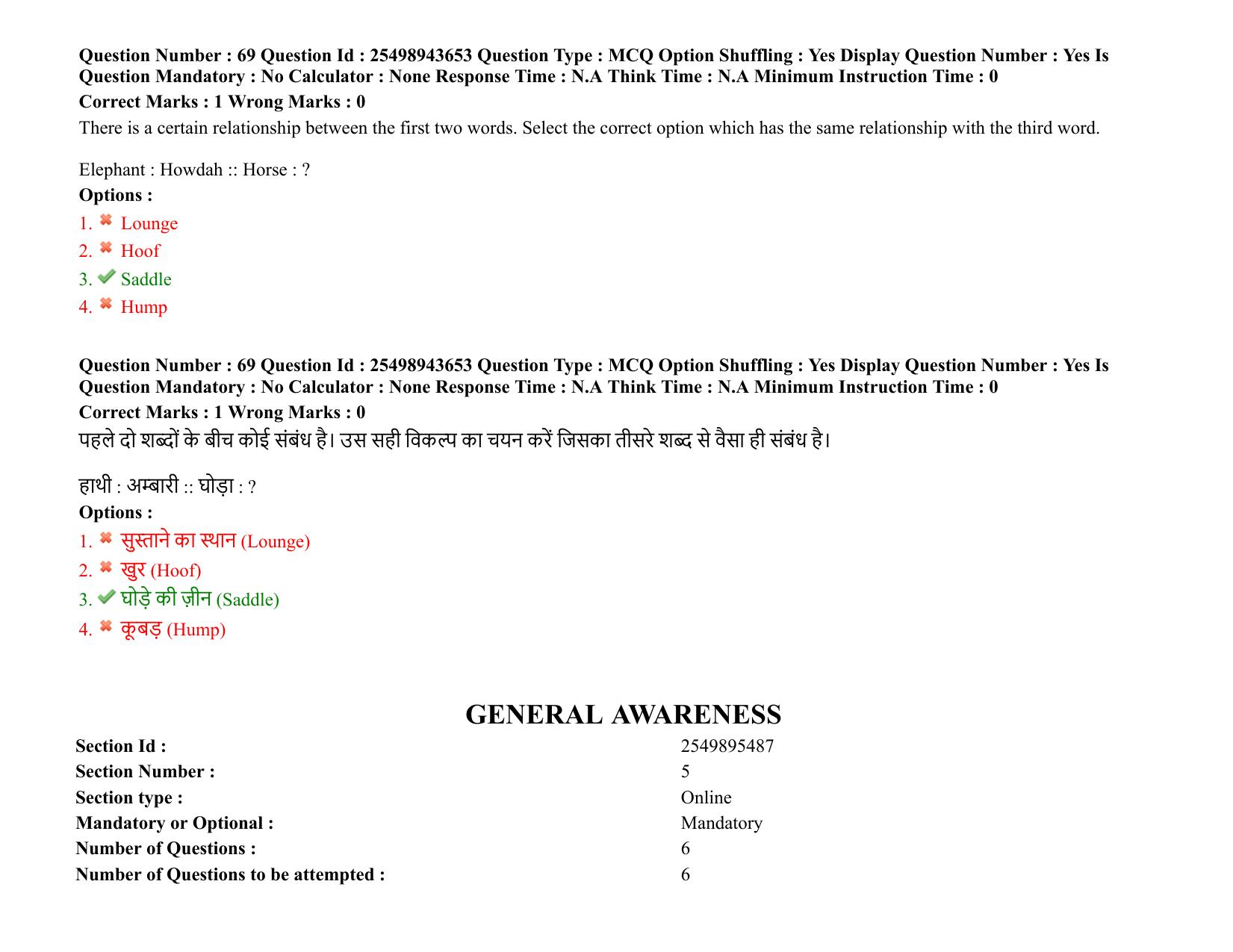 MP CPCT 04 March 2022 Question Paper Shift 2 - Page 54