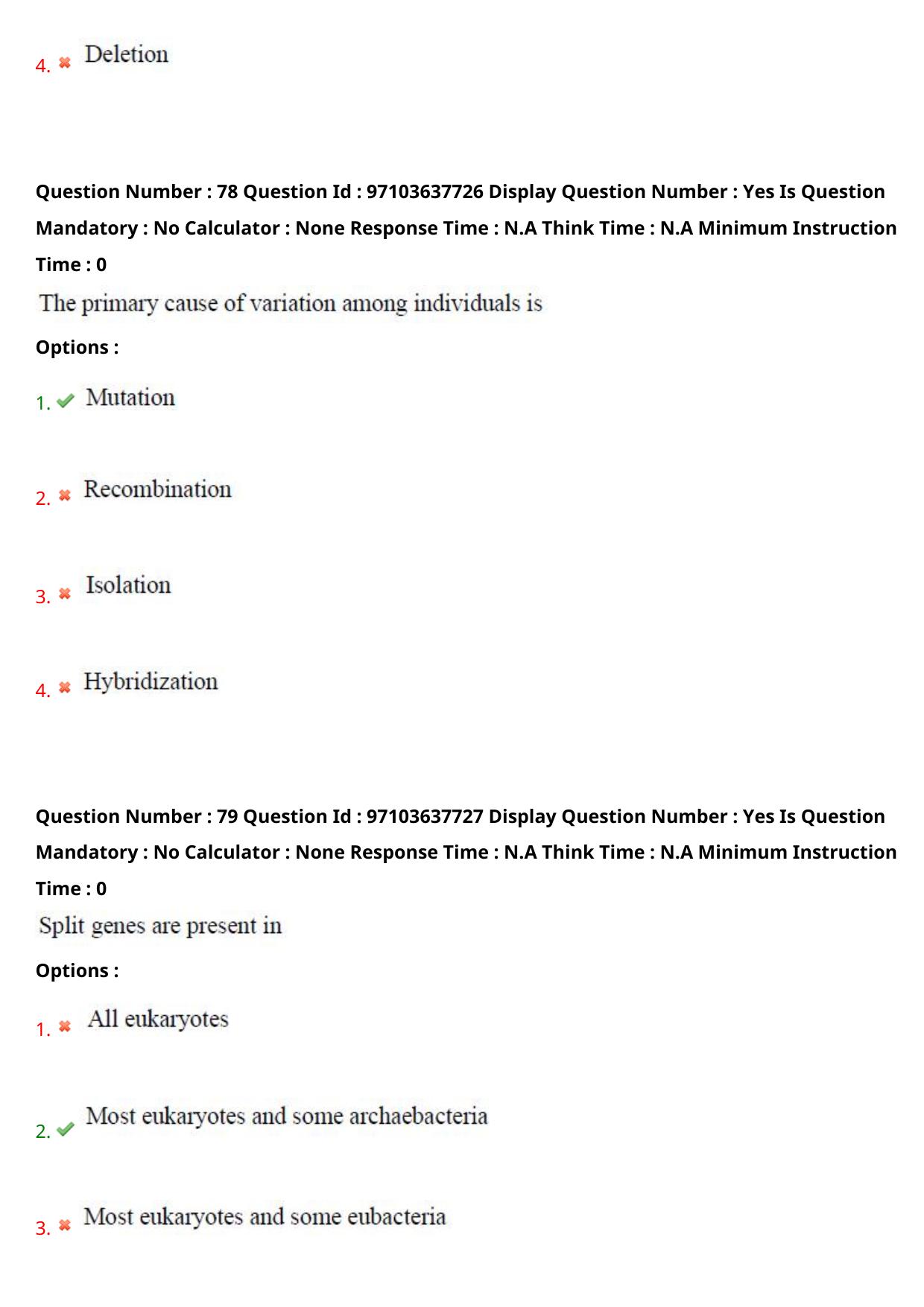 AP RCET 2024 Zoology Question Paper (04-05-2024 (Saturday) Session-II) - Page 49