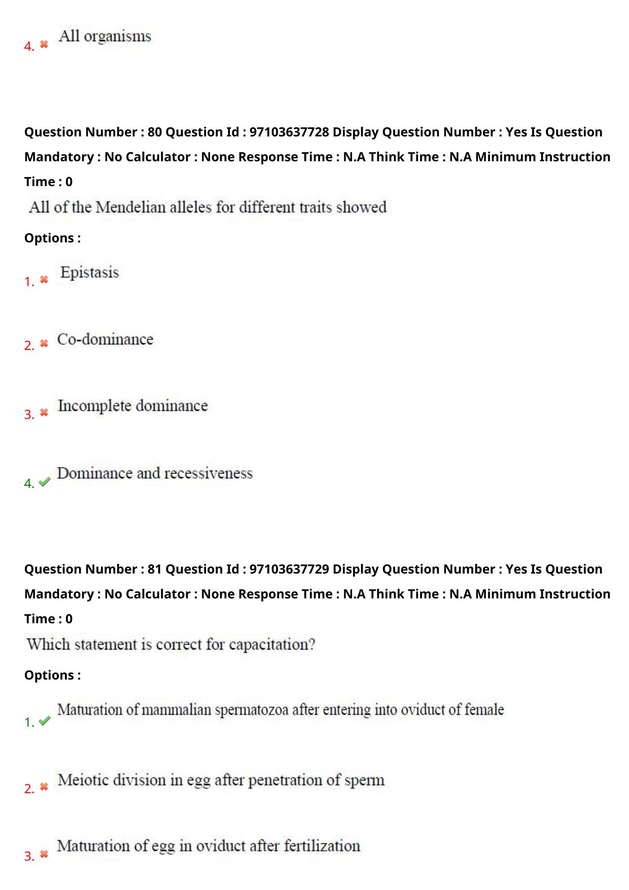 AP RCET 2024 Zoology Question Paper (04-05-2024 (Saturday) Session-II) - Page 50