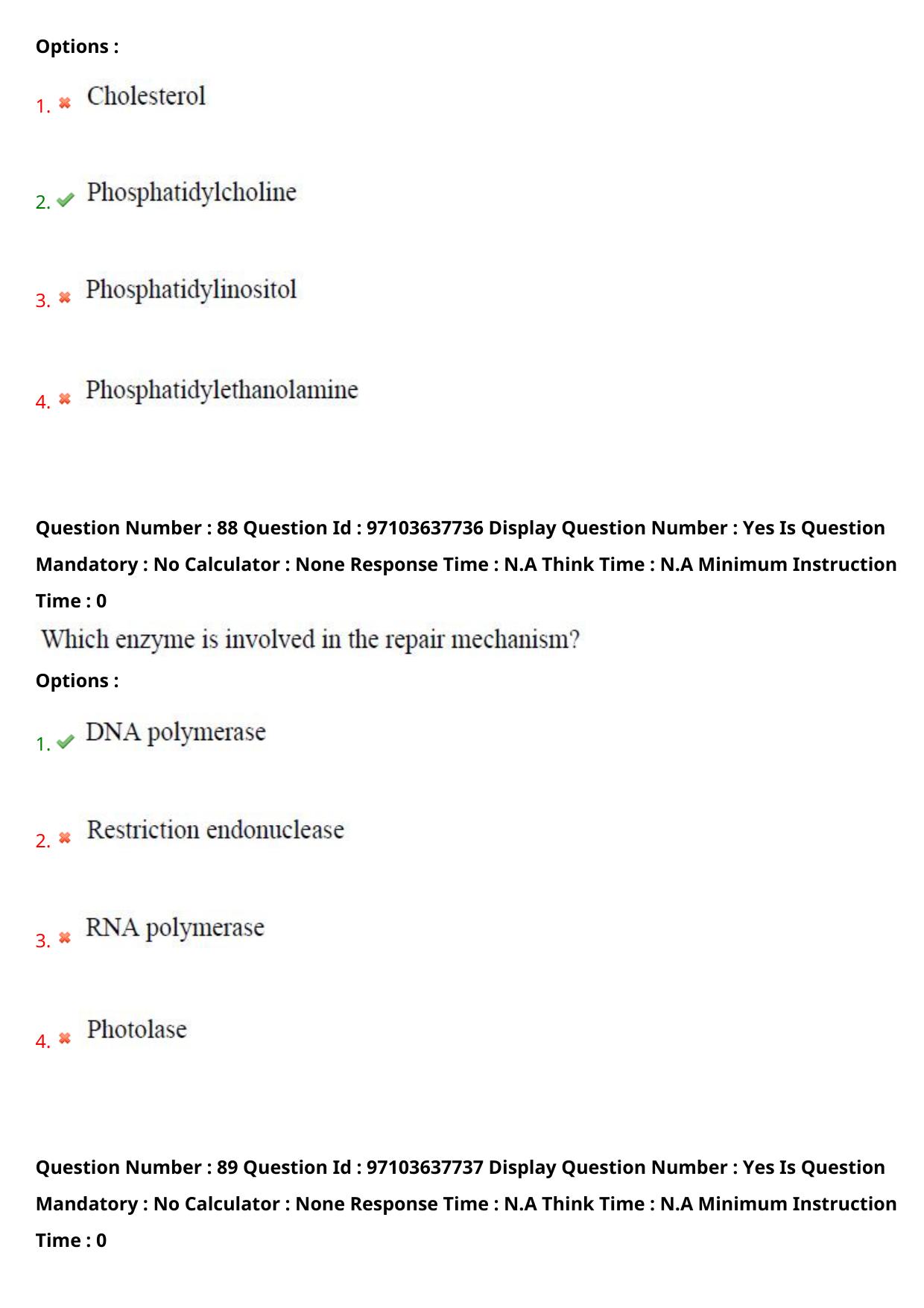 AP RCET 2024 Zoology Question Paper (04-05-2024 (Saturday) Session-II) - Page 54