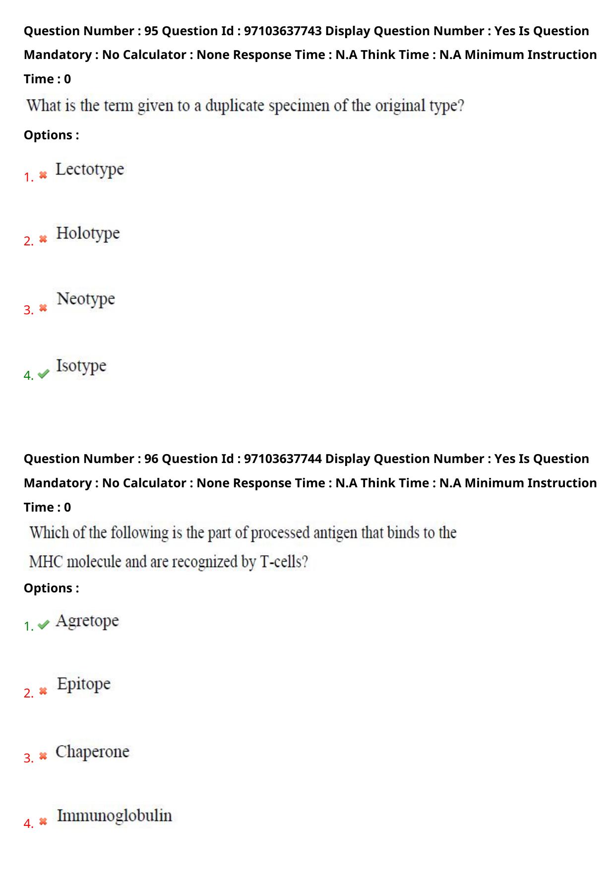 AP RCET 2024 Zoology Question Paper (04-05-2024 (Saturday) Session-II) - Page 58