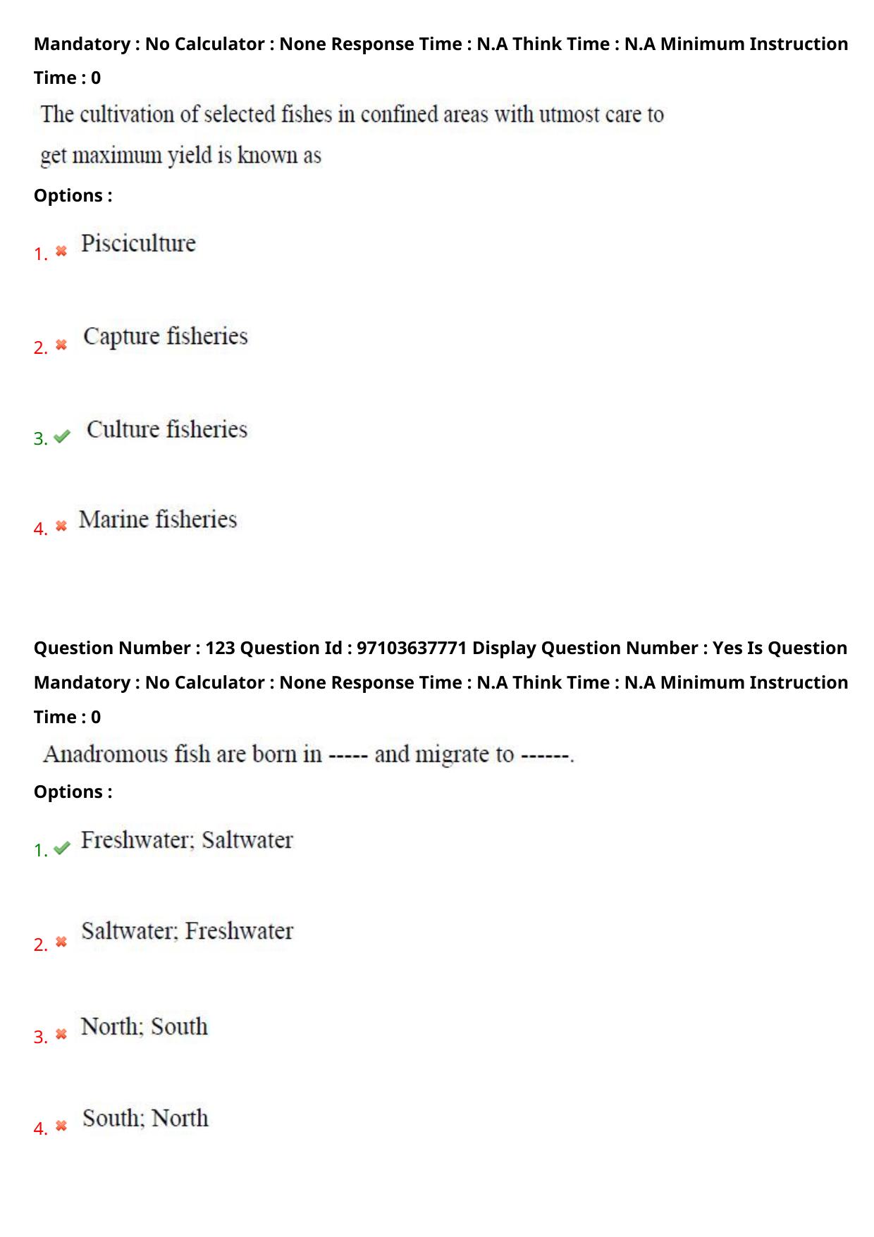 AP RCET 2024 Zoology Question Paper (04-05-2024 (Saturday) Session-II) - Page 72
