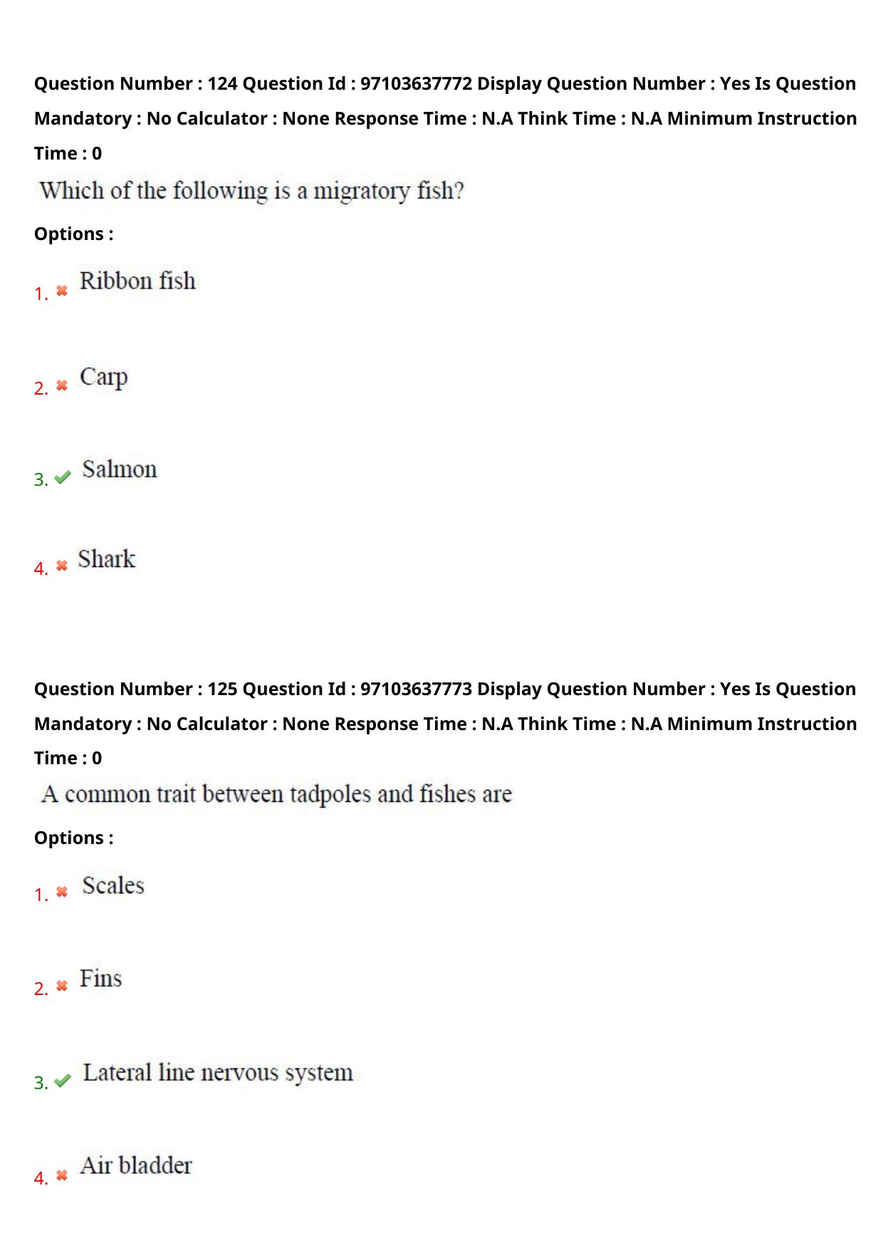 AP RCET 2024 Zoology Question Paper (04-05-2024 (Saturday) Session-II) - Page 73