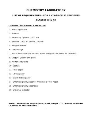 ISC Chemistry Lab Manual for Class 11 & Class 12