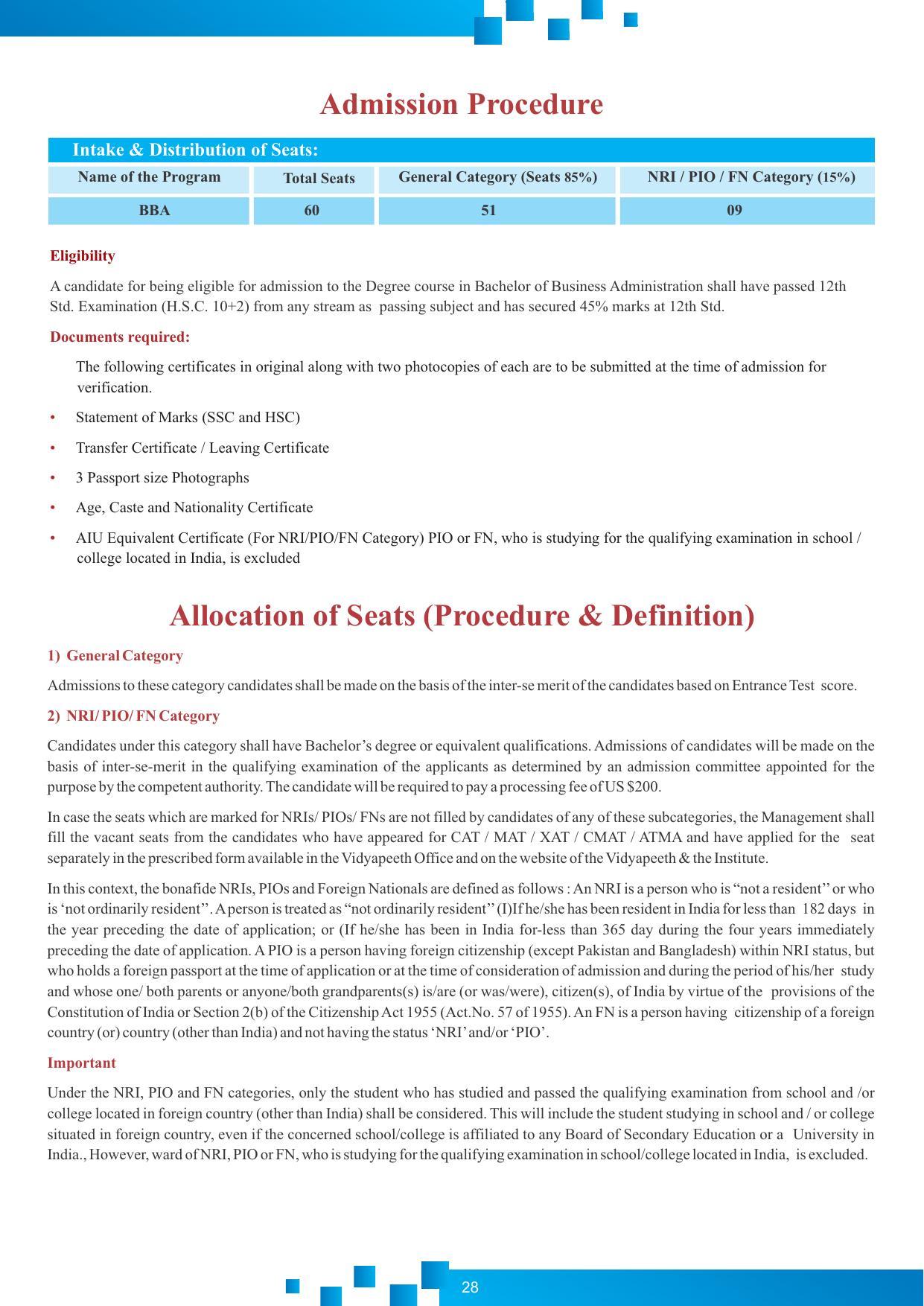 Dr DY Patil University, Pune BBA Information Brochure 2022-23 - Page 29