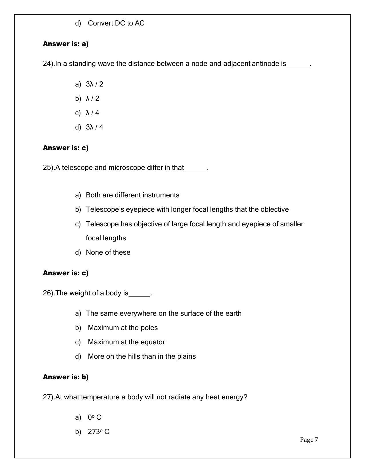 OUAT Physics Sample Paper - Page 7