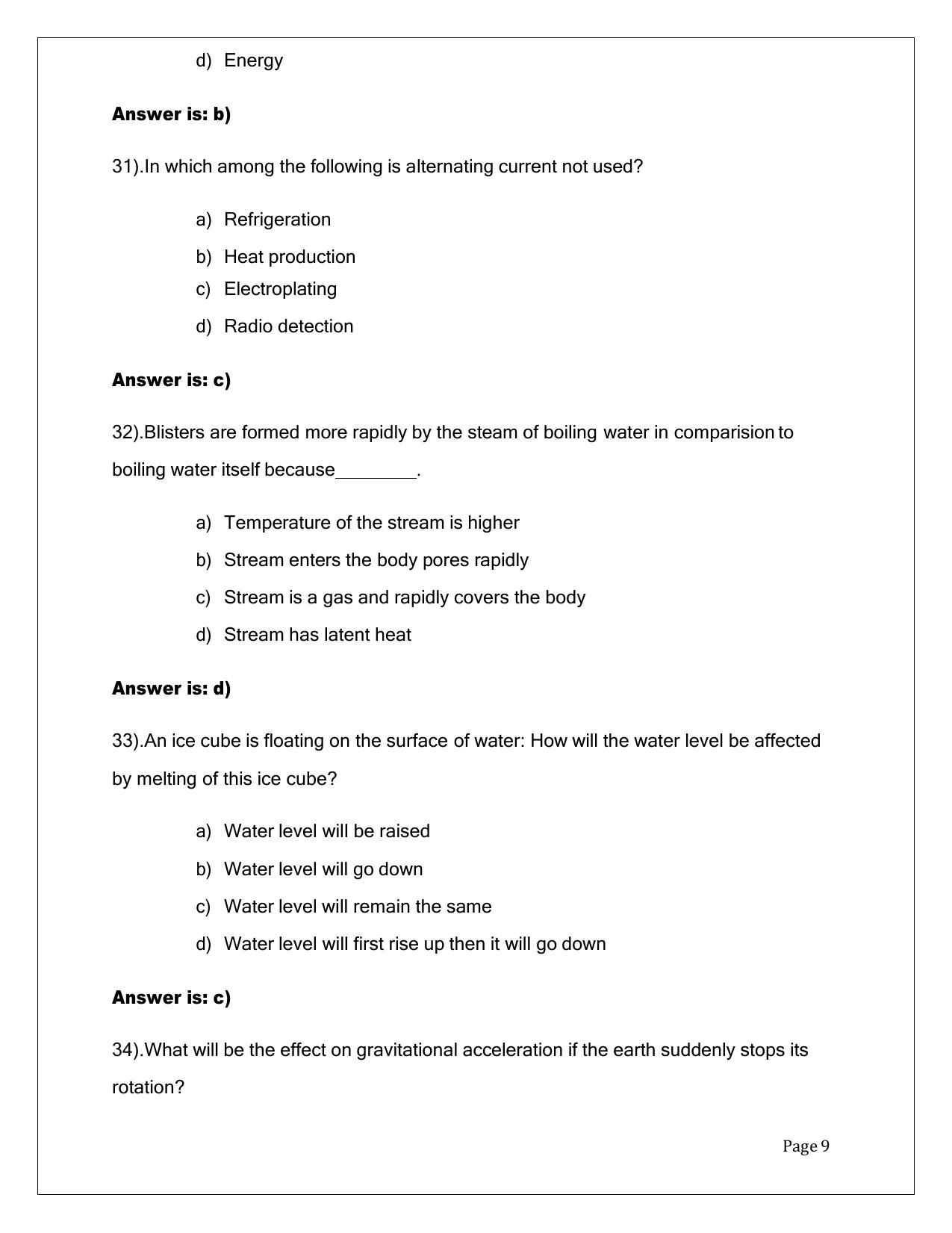 OUAT Physics Sample Paper - Page 9