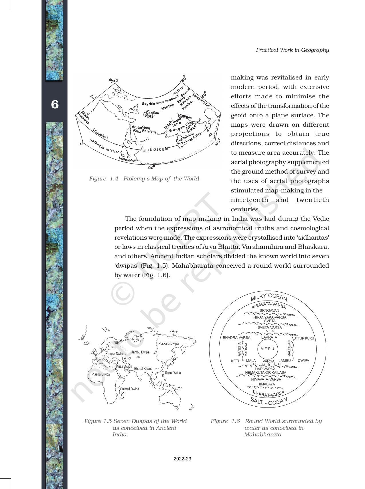 NCERT Book for Class 11 Geography (Part-III) Chapter 1 Introduction to Maps - Page 6