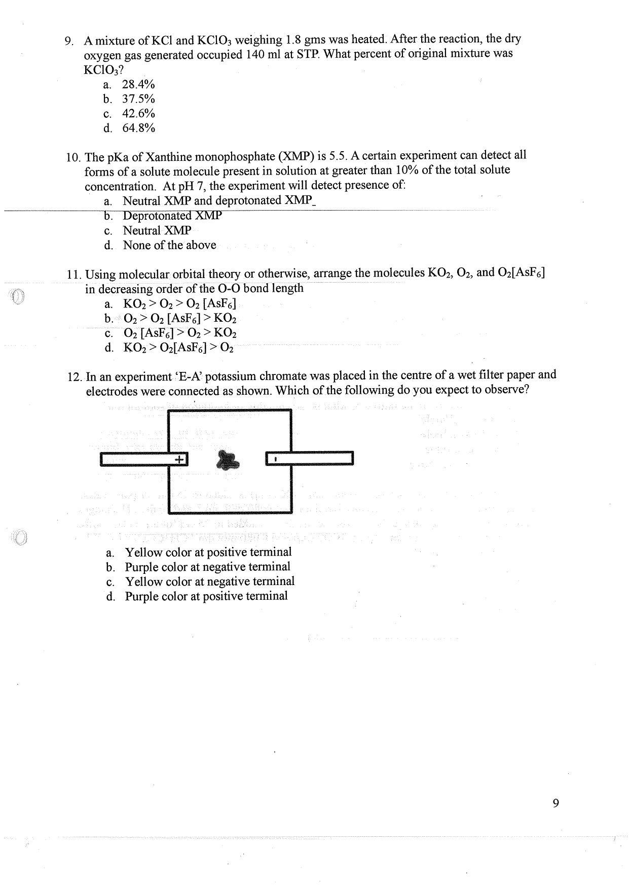 TIFR GS 2010 Biology Question Paper - Page 10
