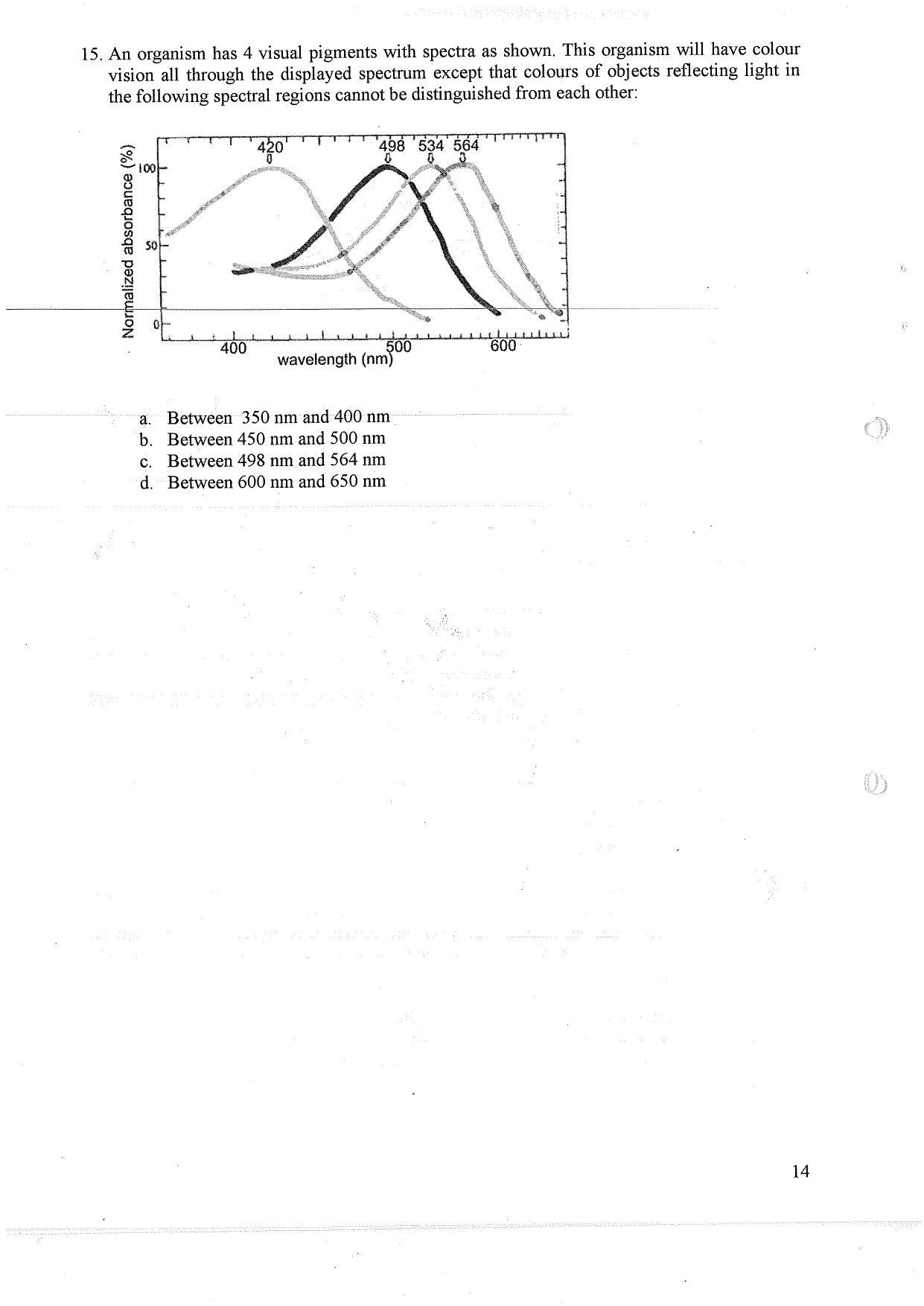 TIFR GS 2010 Biology Question Paper - Page 15