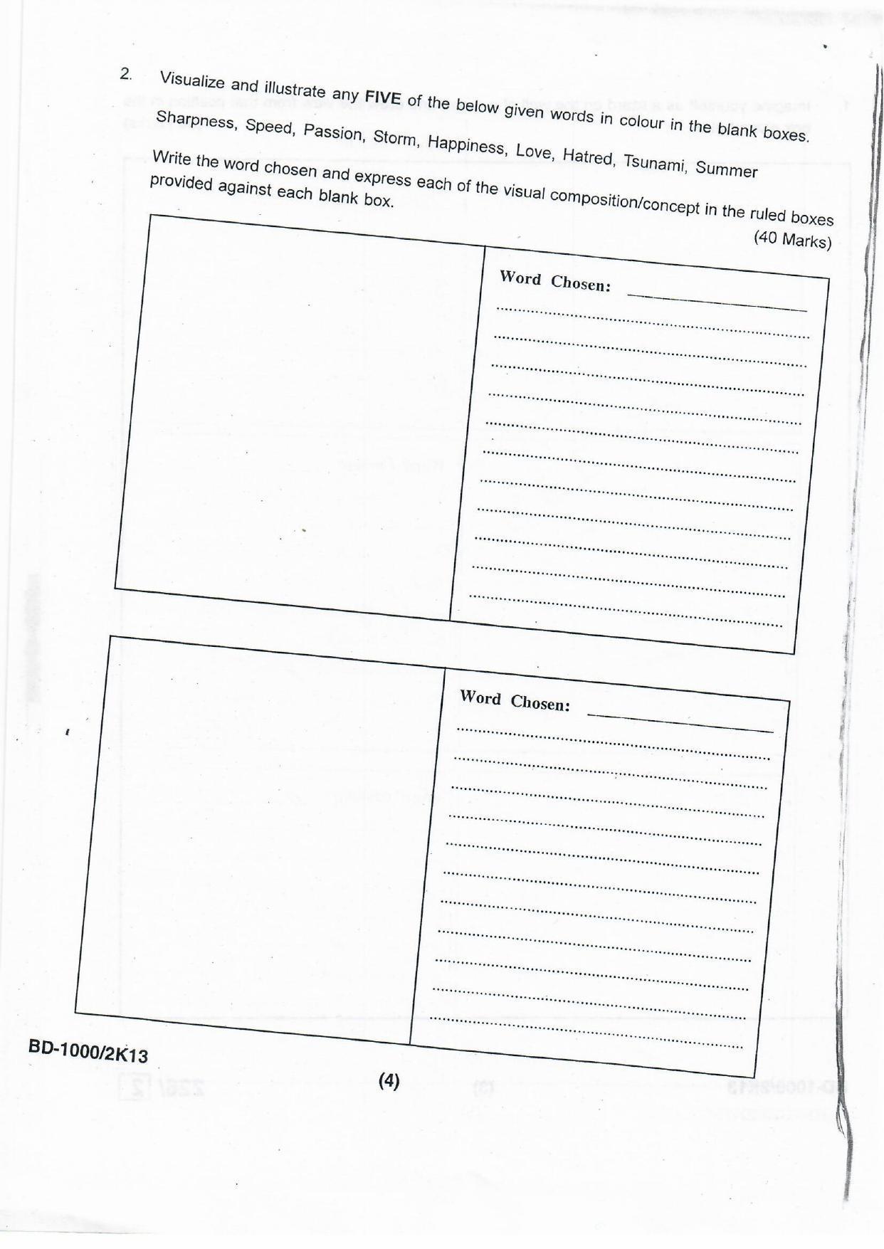 NIFT 2013 Combined Sample Paper - Page 2