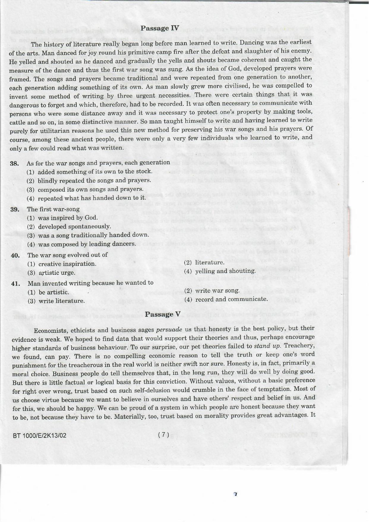 NIFT 2013 Combined Sample Paper - Page 29