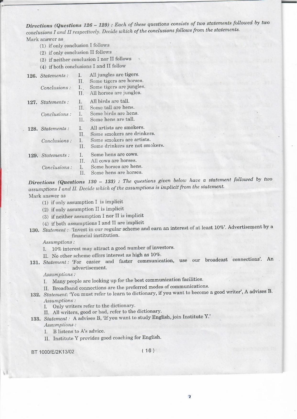 NIFT 2013 Combined Sample Paper - Page 38