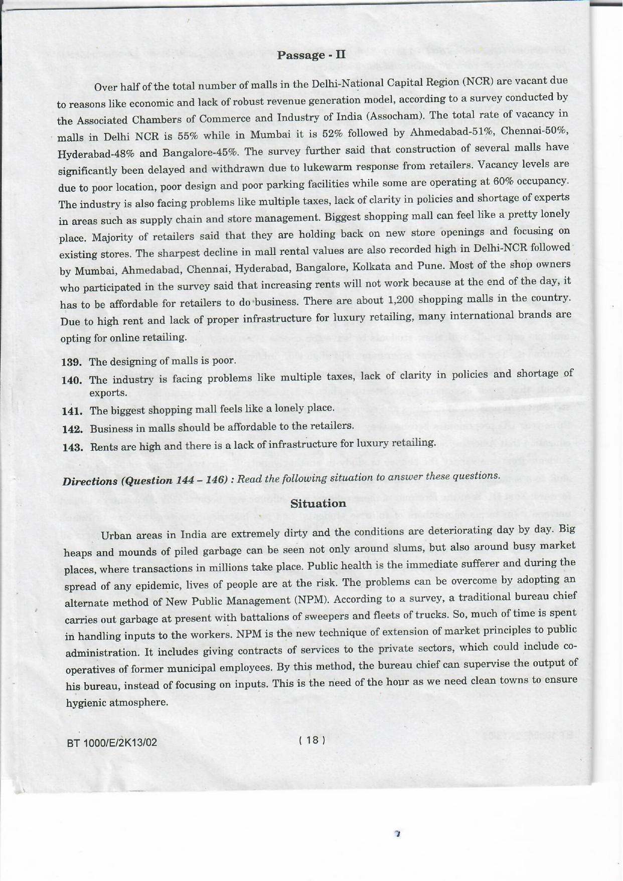 NIFT 2013 Combined Sample Paper - Page 40