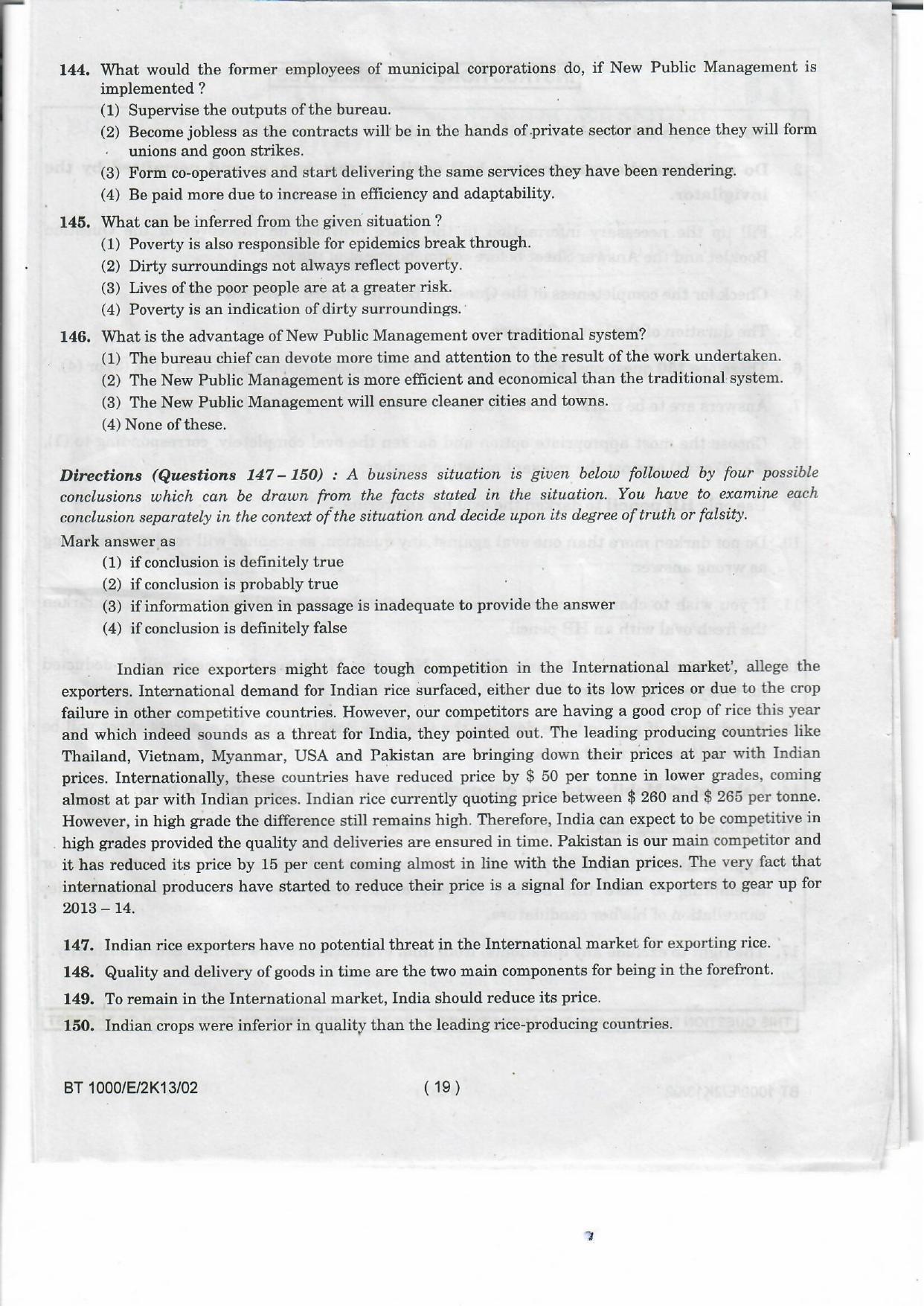 NIFT 2013 Combined Sample Paper - Page 41