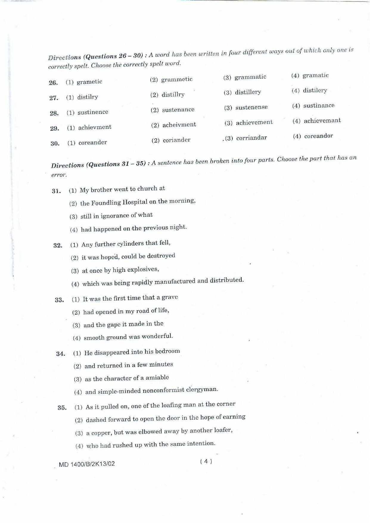 NIFT 2013 Combined Sample Paper - Page 46
