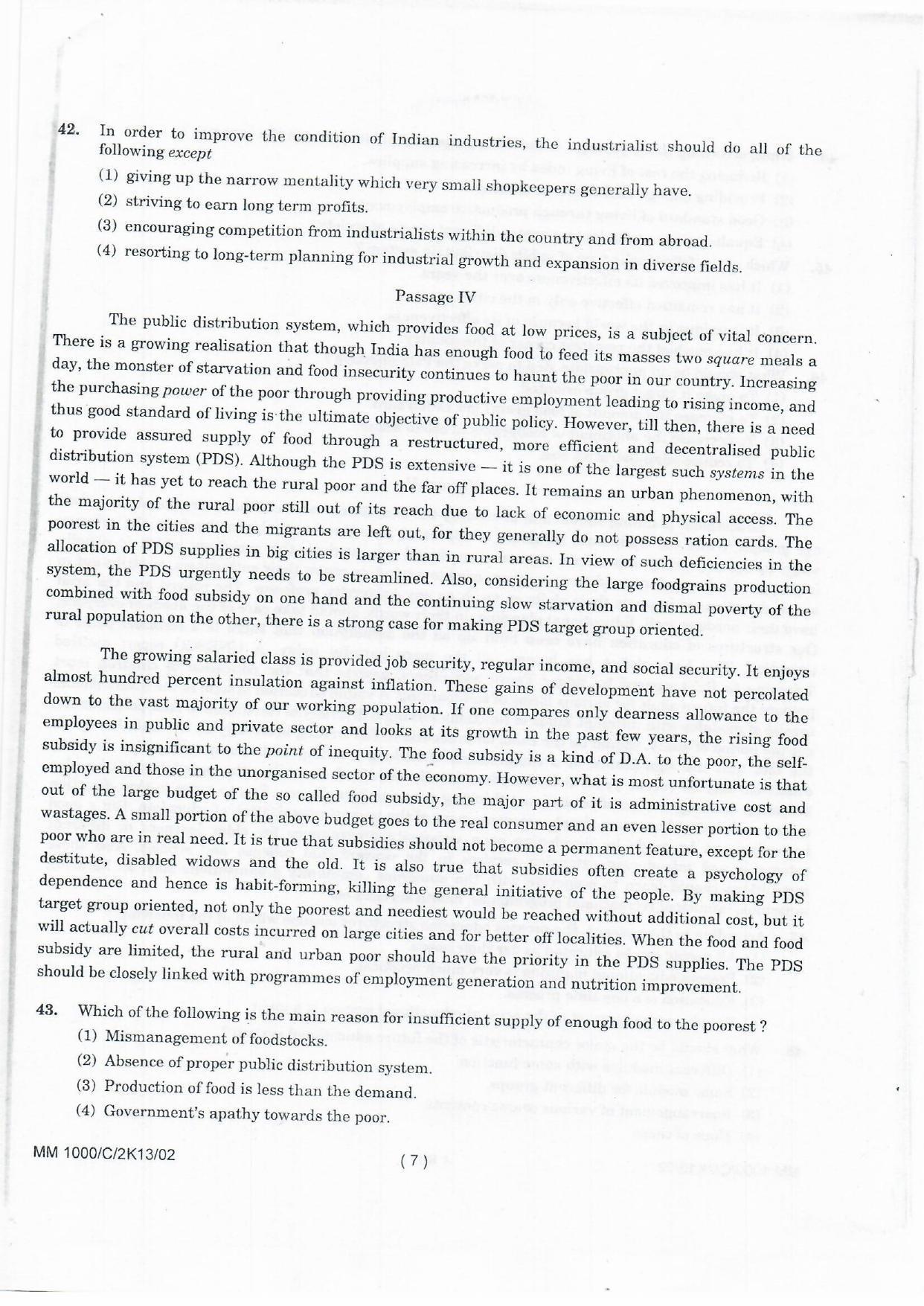 NIFT 2013 Combined Sample Paper - Page 69