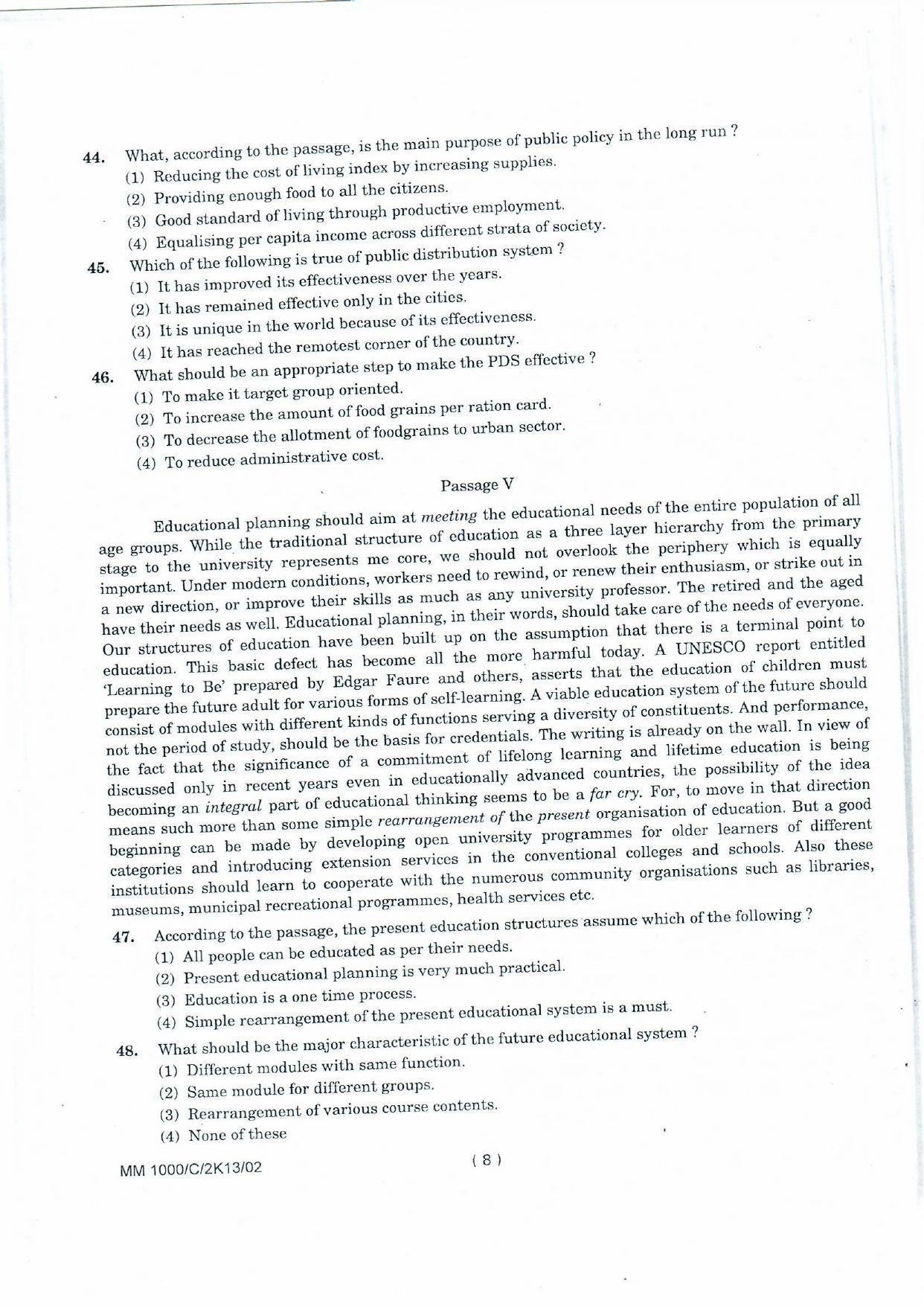 NIFT 2013 Combined Sample Paper - Page 70