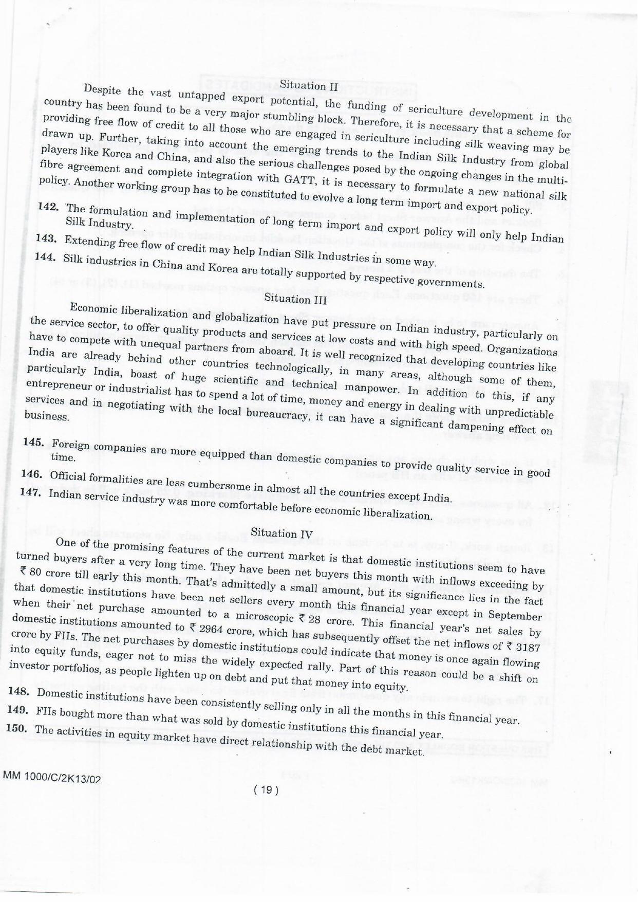 NIFT 2013 Combined Sample Paper - Page 81