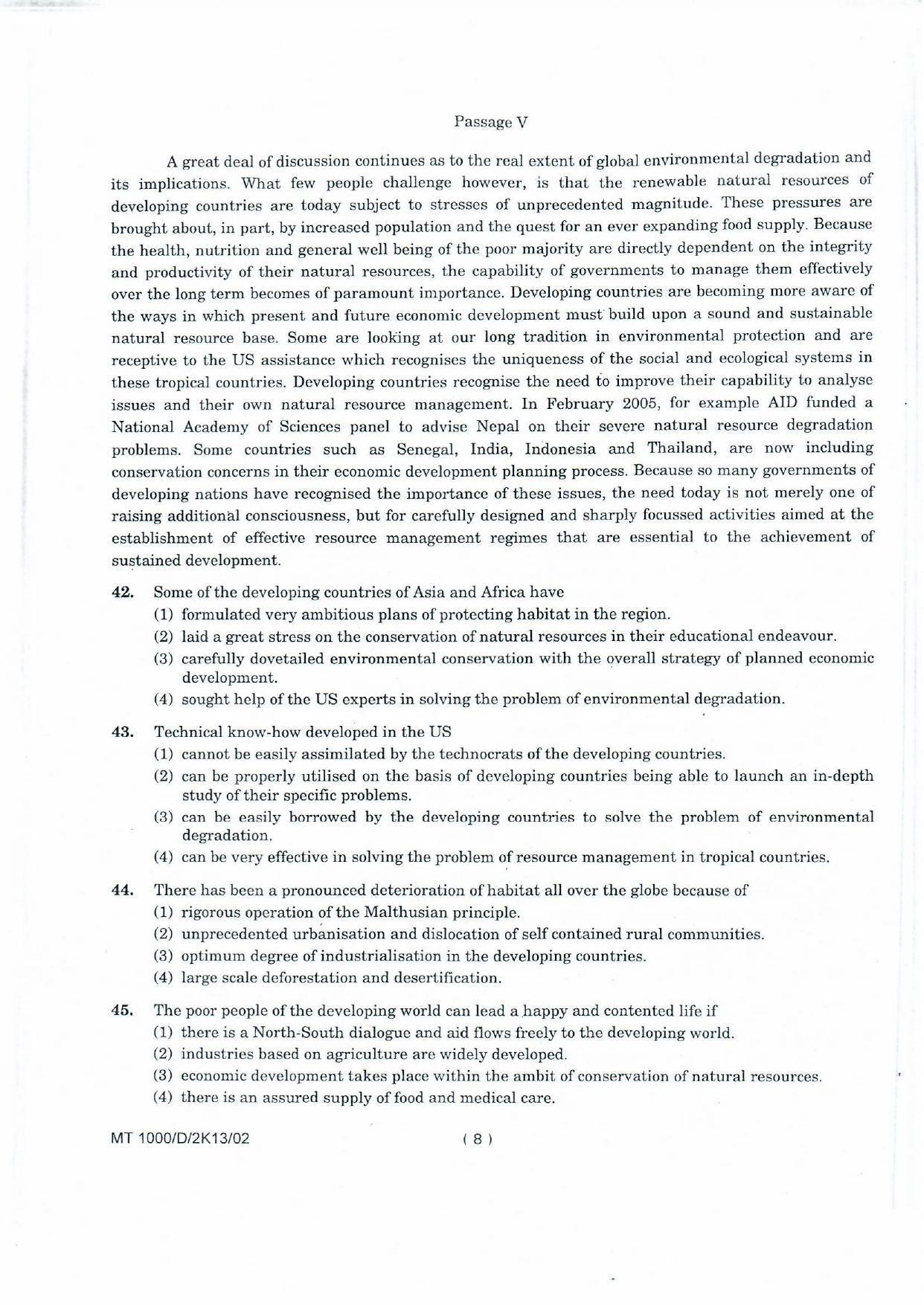 NIFT 2013 Combined Sample Paper - Page 90