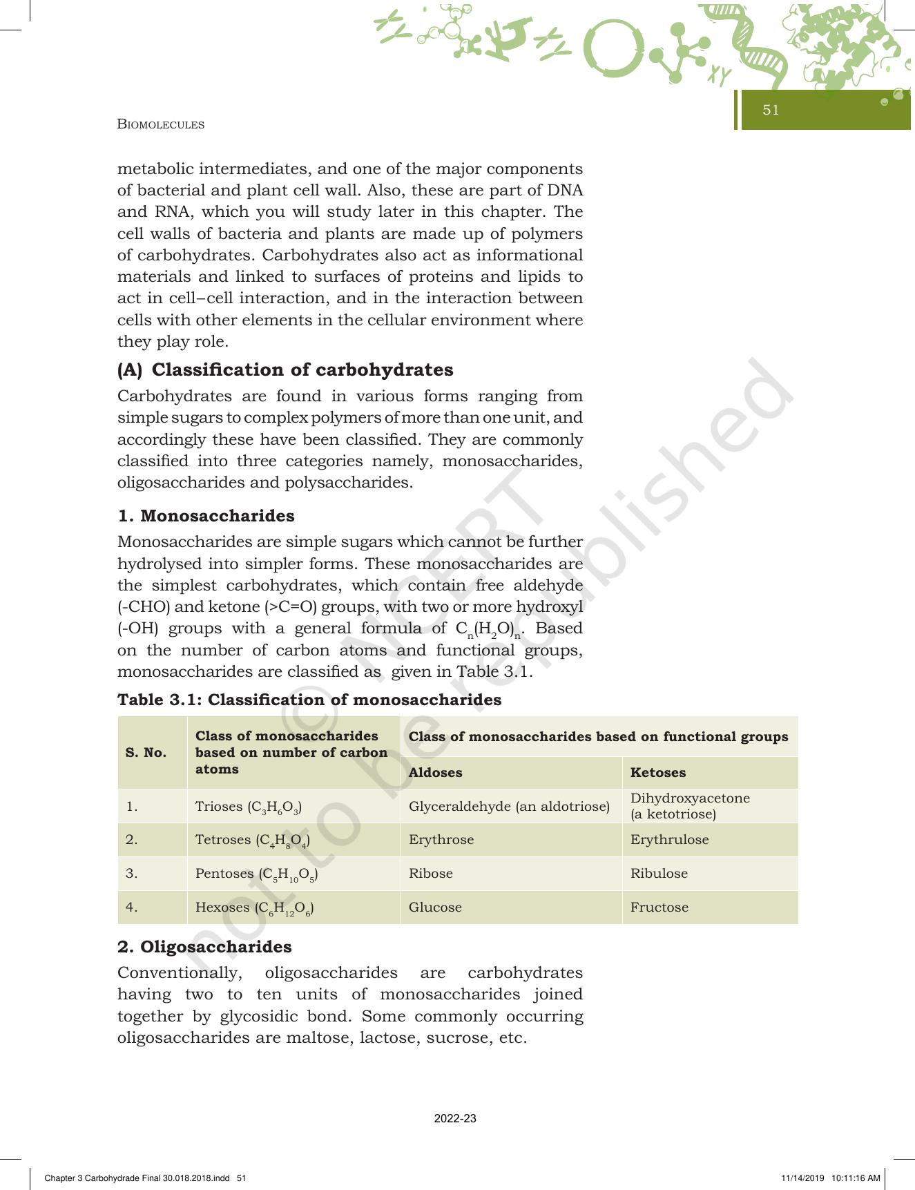 NCERT Book for Class 11 Biotechnology Chapter 3 Biomolecules - Page 2