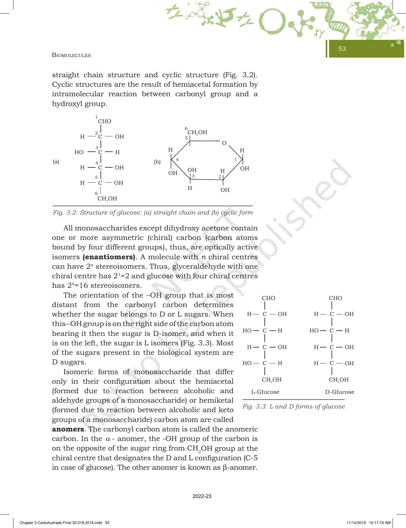 NCERT Book for Class 11 Biotechnology Chapter 3 Biomolecules - Page 4