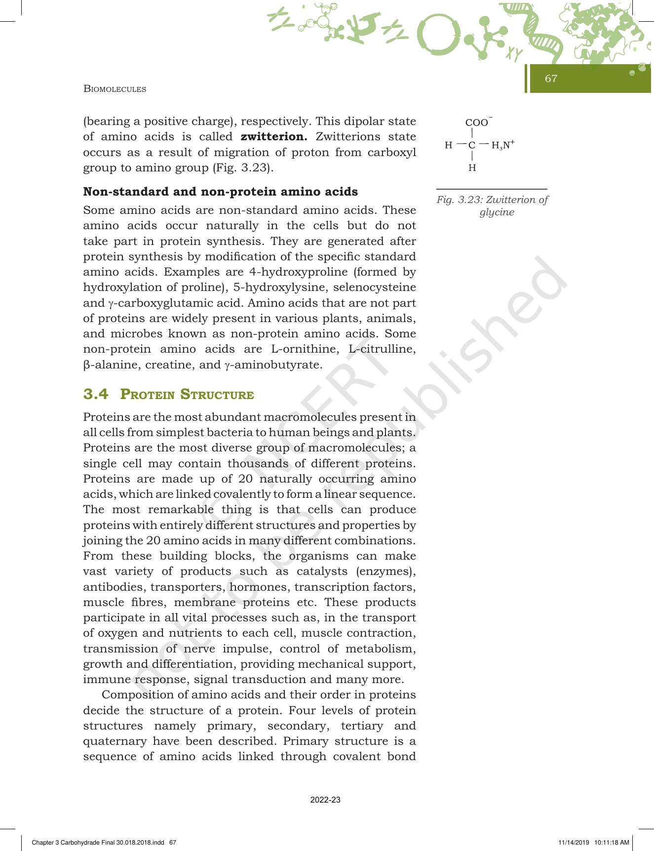 NCERT Book for Class 11 Biotechnology Chapter 3 Biomolecules - Page 18