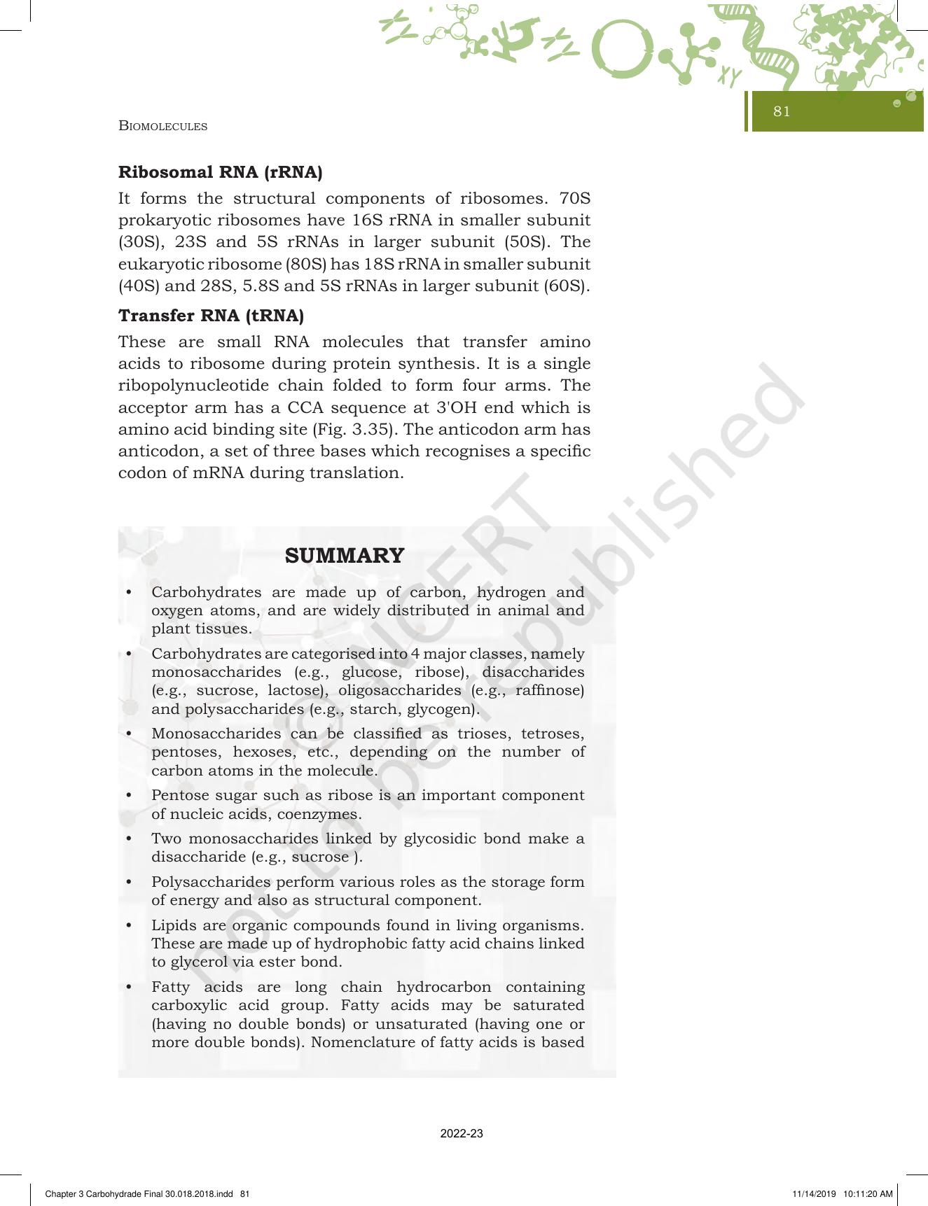 NCERT Book for Class 11 Biotechnology Chapter 3 Biomolecules - Page 32