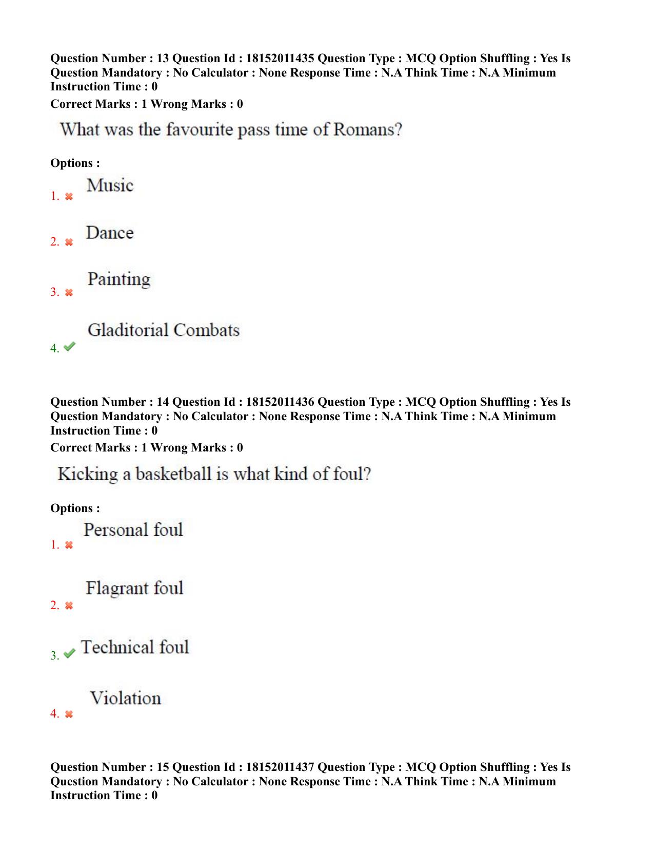 TS CPGET 2023 M P Ed (Shift 2) Question Paper with Answer Key - Page 8